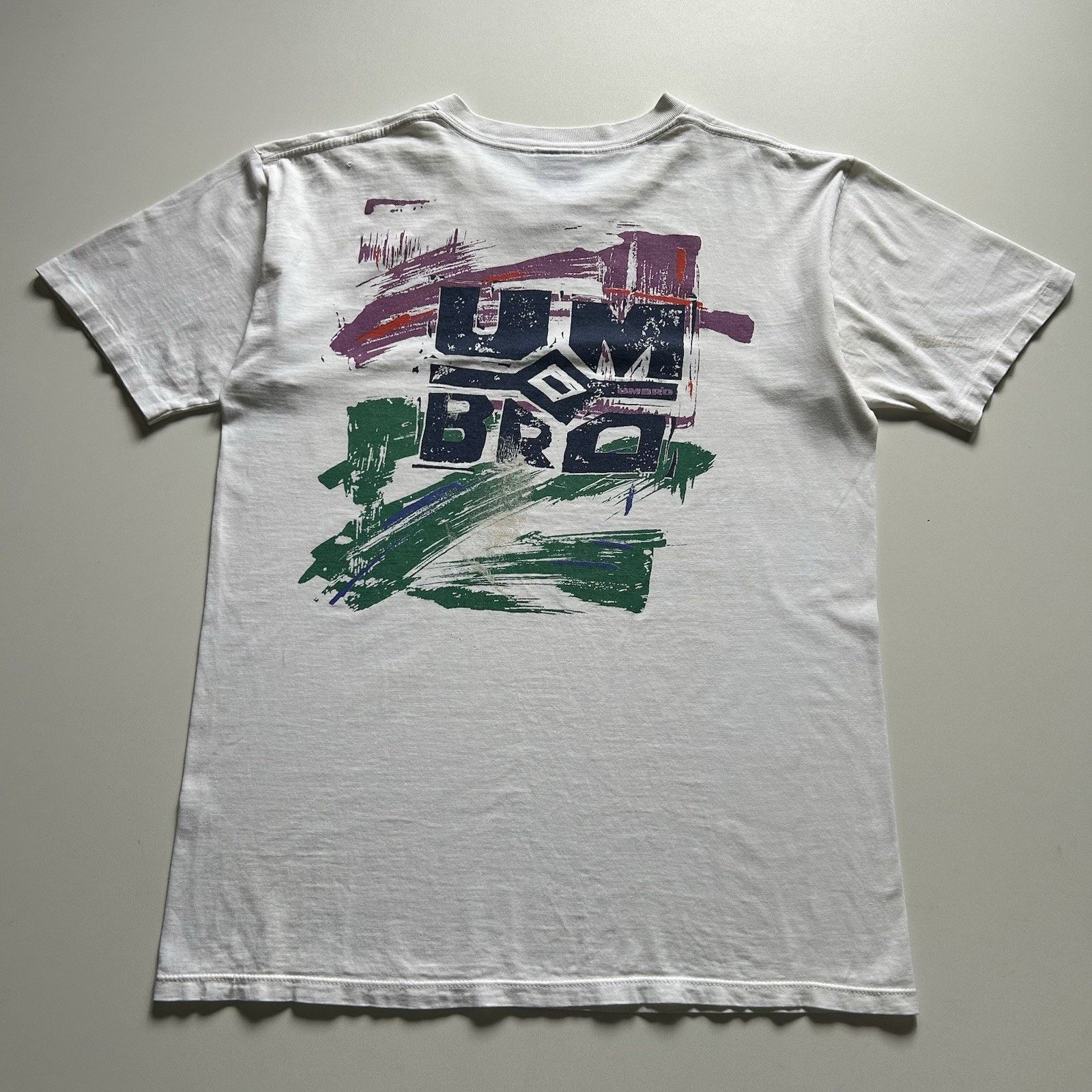 Umbro Vintage 90s Umbro T Shirt Large USA Made Distressed Soccer Size US L / EU 52-54 / 3 - 1 Thumbnail