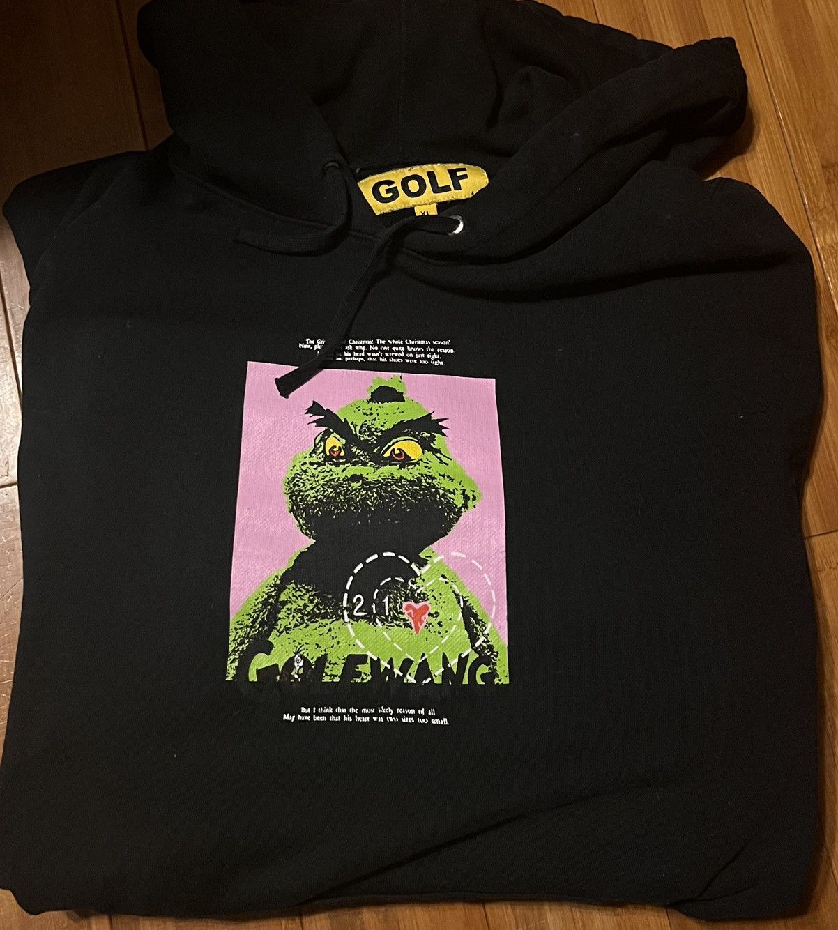 Vintage GOLFWANG Grinch Hoodie XL RARE Grailed