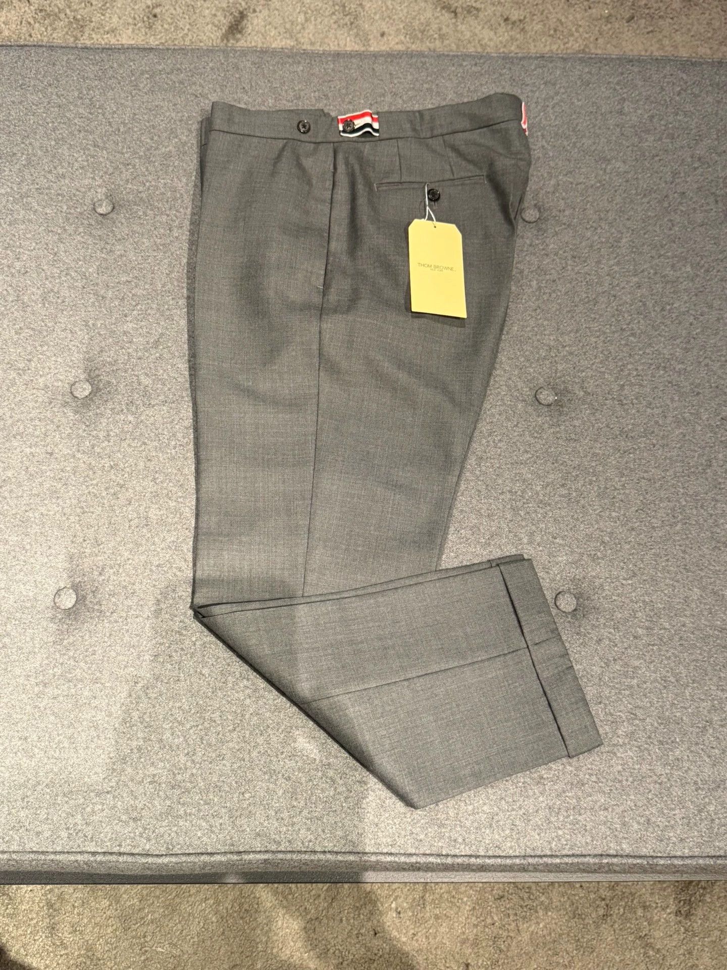 Thom Browne Thom Browne Classic Slim Fit Medium Gray Trousers Size 2 Size US 32 / EU 48 - 3 Thumbnail