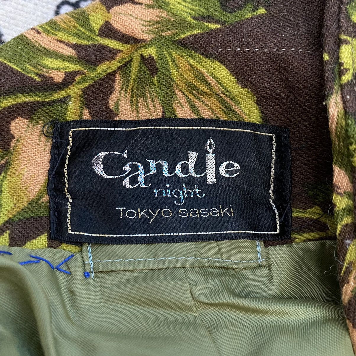 Japanese Brand CANDLE NIGHT By Tokyo Sasaki Japanese Brand Flower Overprint Size M / US 6-8 / IT 42-44 - 3 Thumbnail