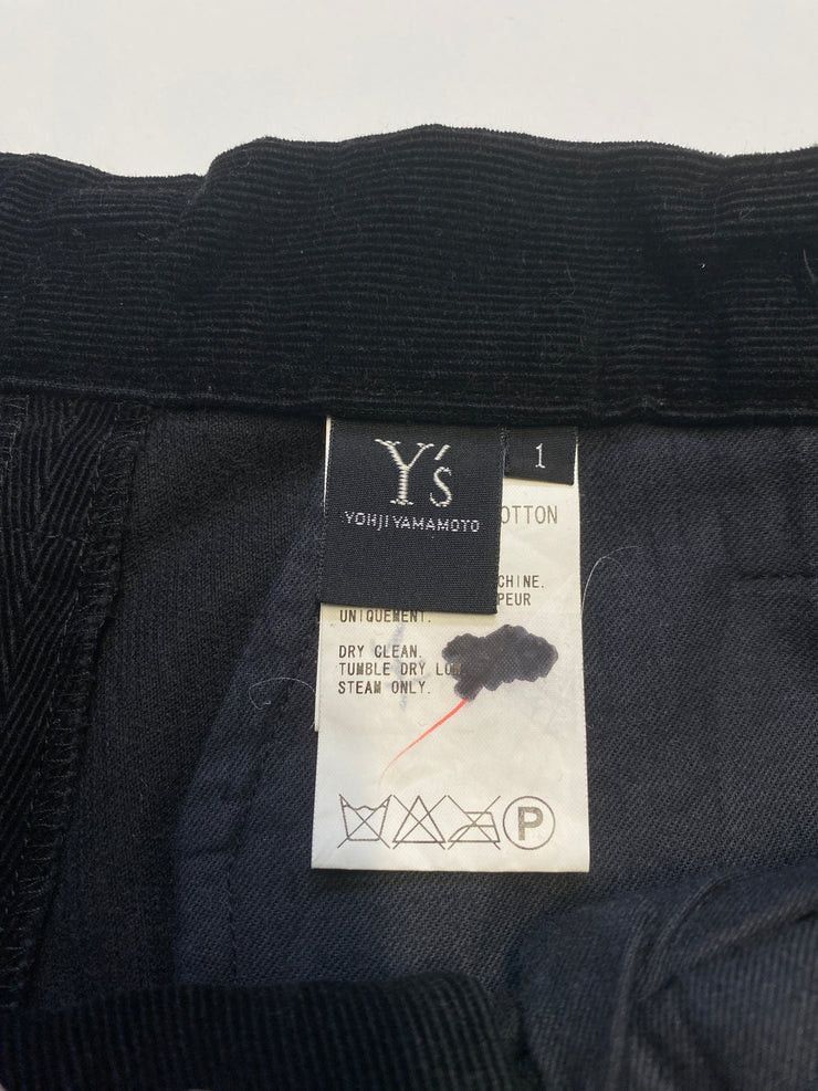 Y's for Men Y's Yohji Yamamoto Corduroy Short Size US 28 / EU 44 - 2 Thumbnail