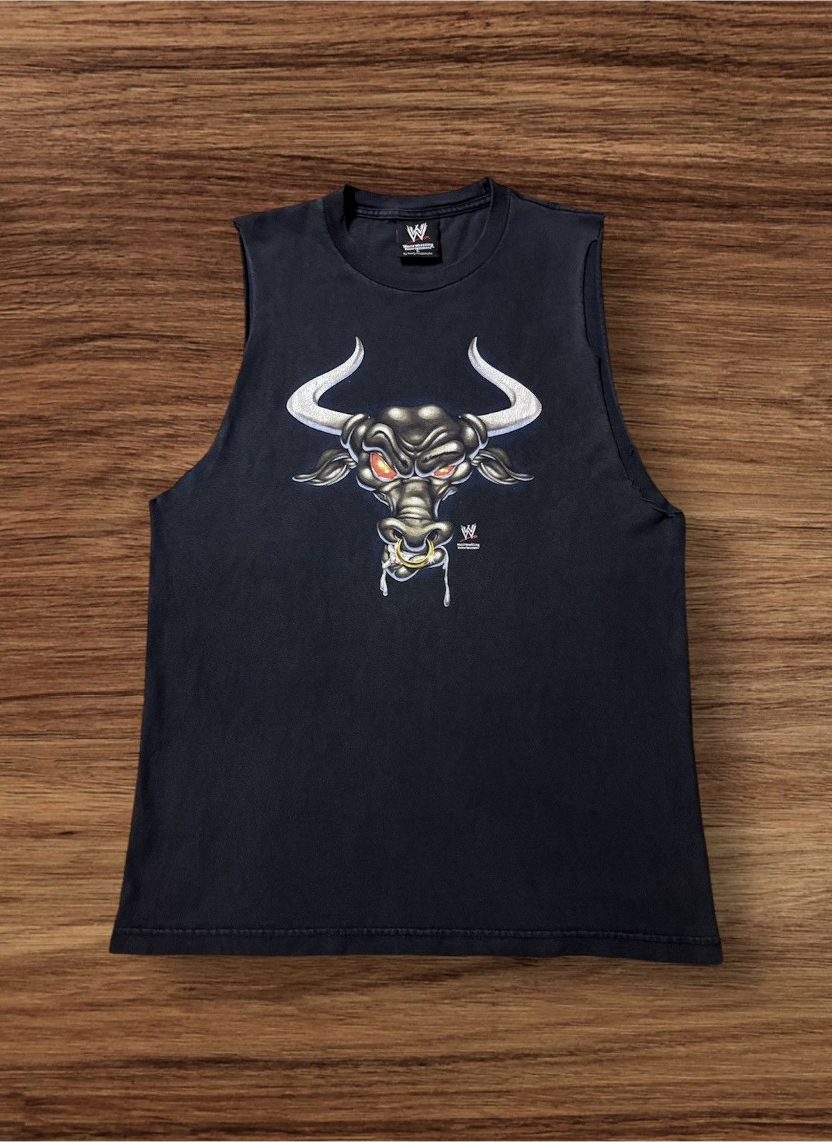 WWE 🔥RARE🔥🔥Vintage Y2k WWE The Rock Distressed Sleeveles Tee Size US L / EU 52-54 / 3 - 1 Thumbnail