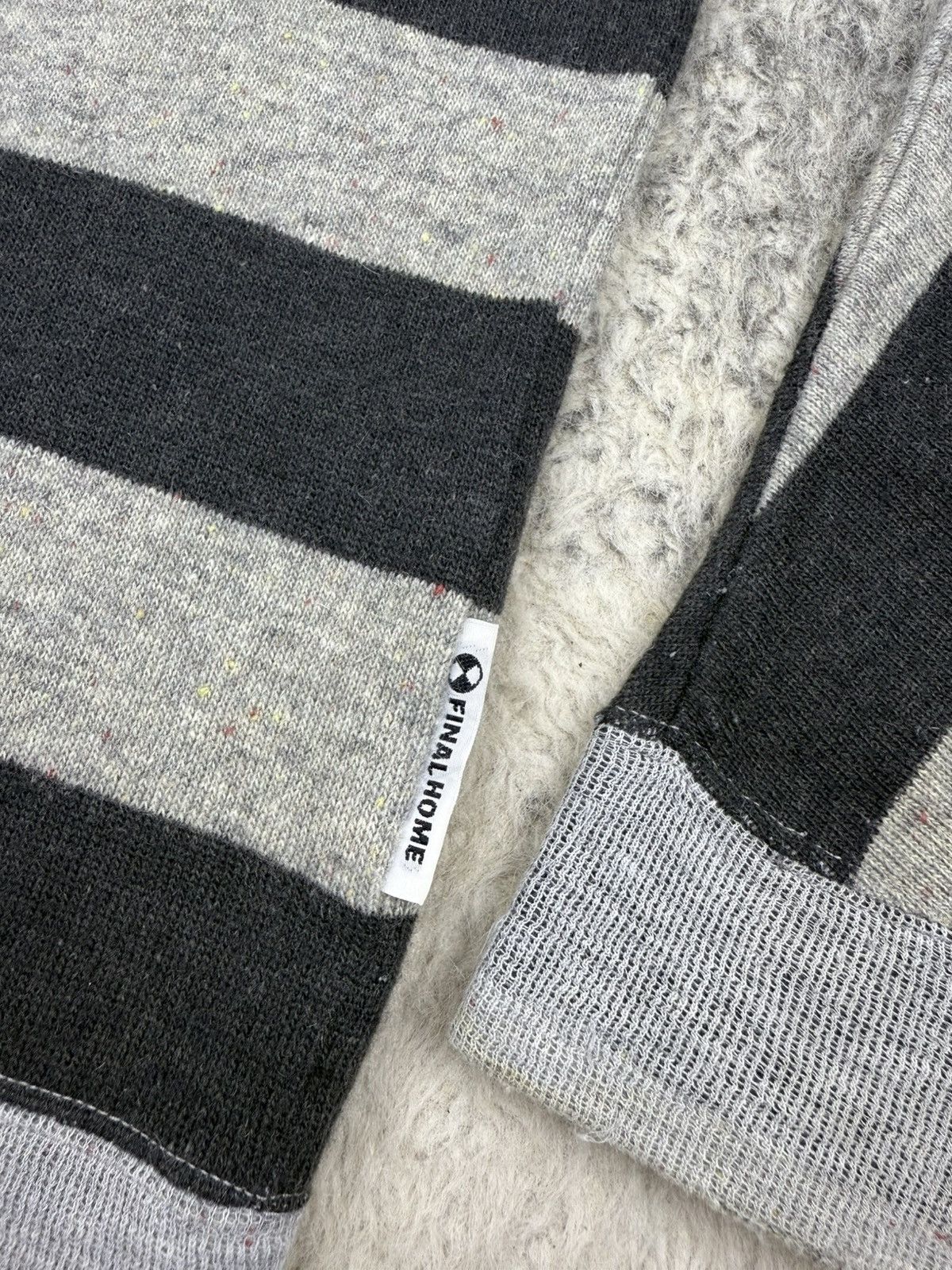Final Home 90’s RARE Issey Miyake FINAL HOME "Prison Stripes" Cardigan Size US S / EU 44-46 / 1 - 5 Thumbnail