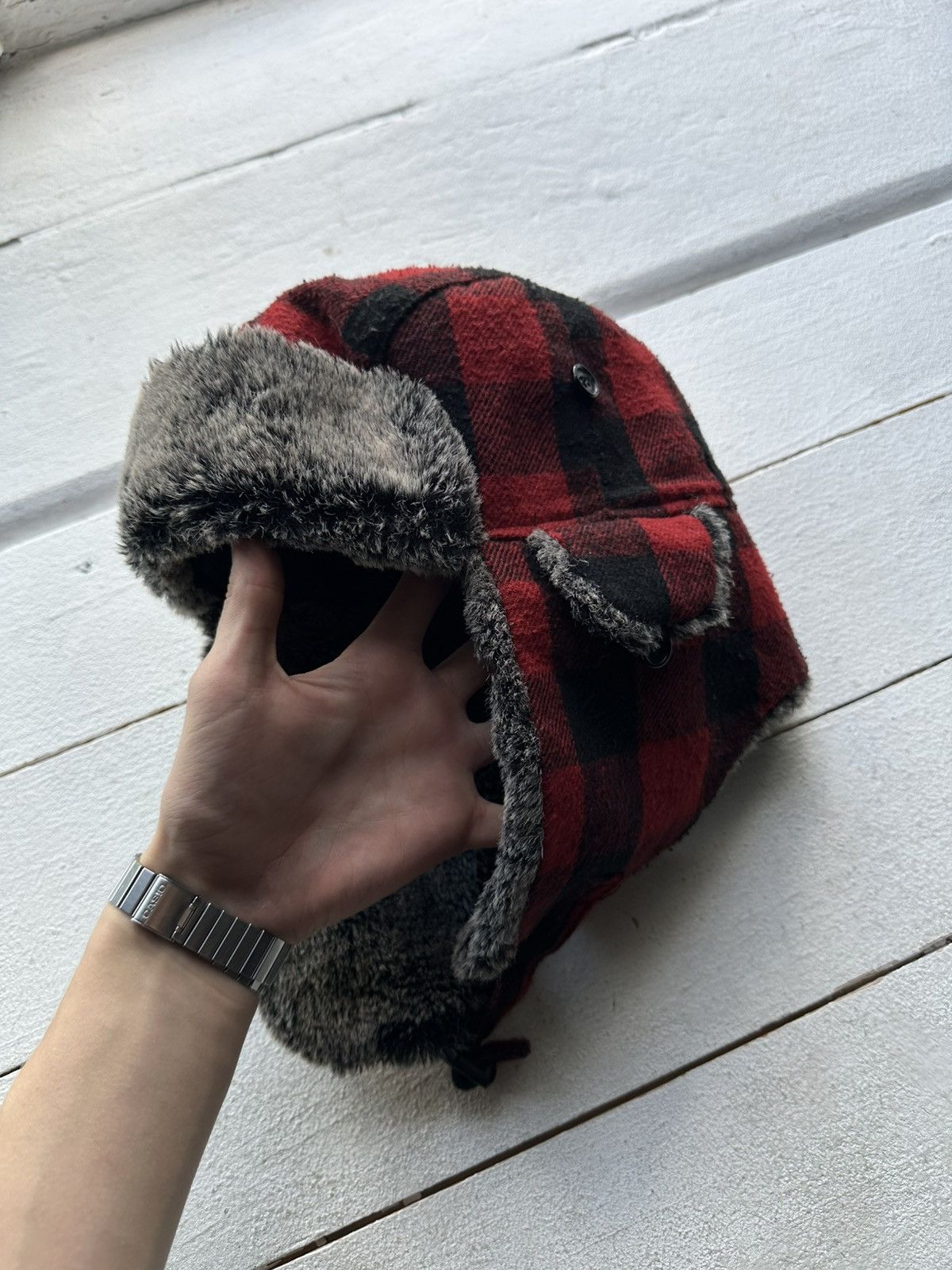 Vintage 🚨Y2K HYPE FUZZY MOHAIRE AVIATOR USHANKA HAT bubble Size ONE SIZE - 1 Thumbnail