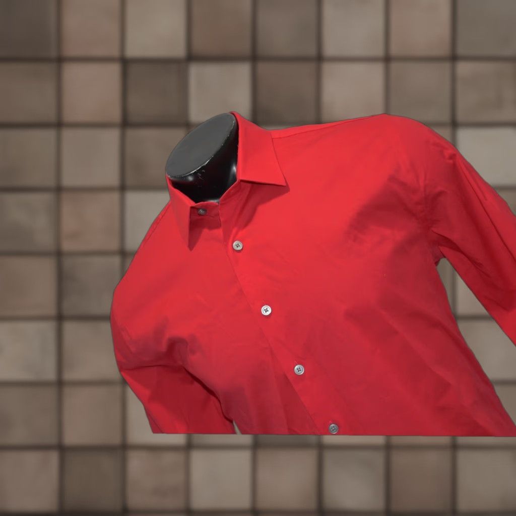 open lace back dress Biagio Men's 100% Cotton Solid RED Color Dress Shirt sz 14.5 32/33 at  Amazon Men's Clothing store