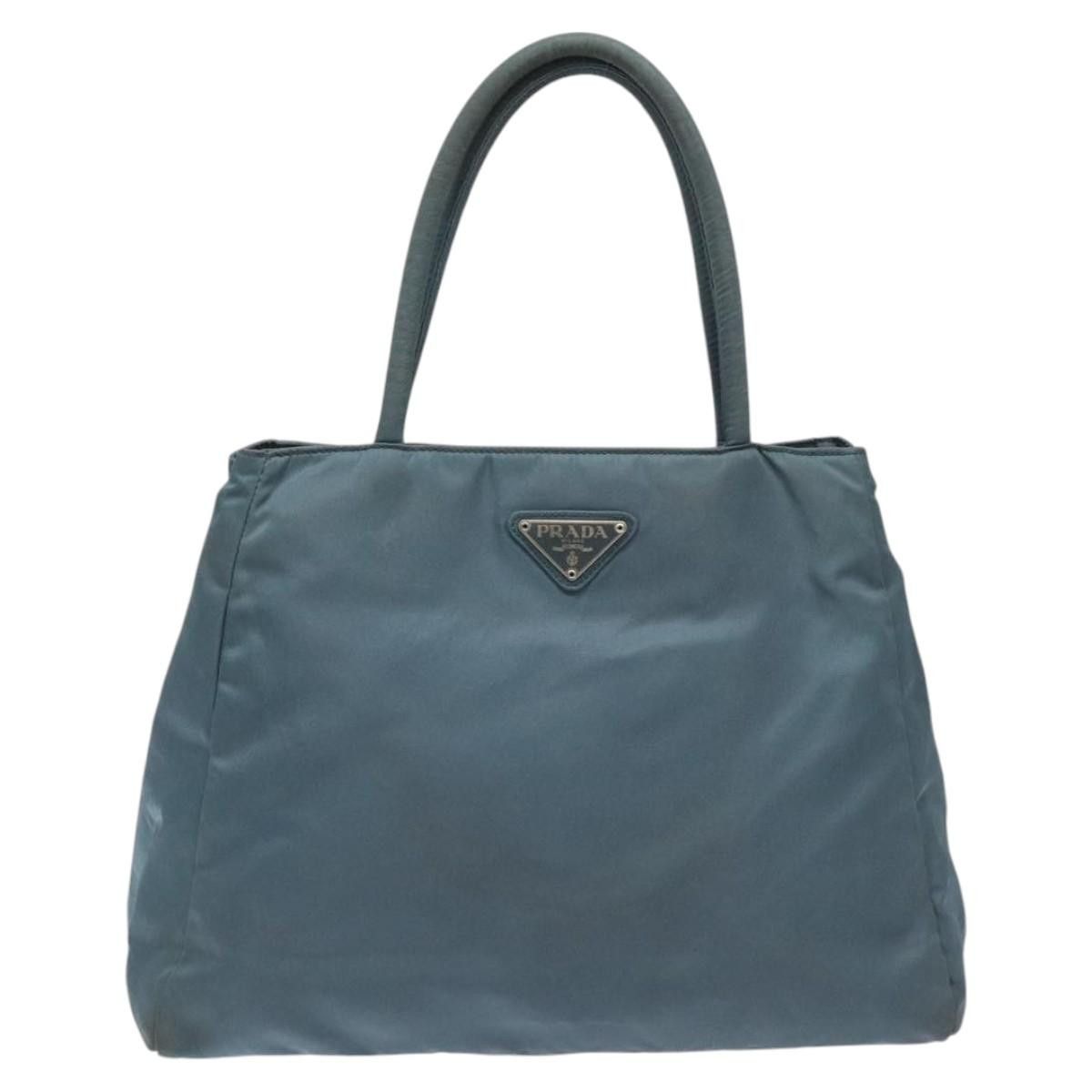 Prada Blue Synthetic Handbag (Pre-Owned) Size ONE SIZE - 1 Thumbnail
