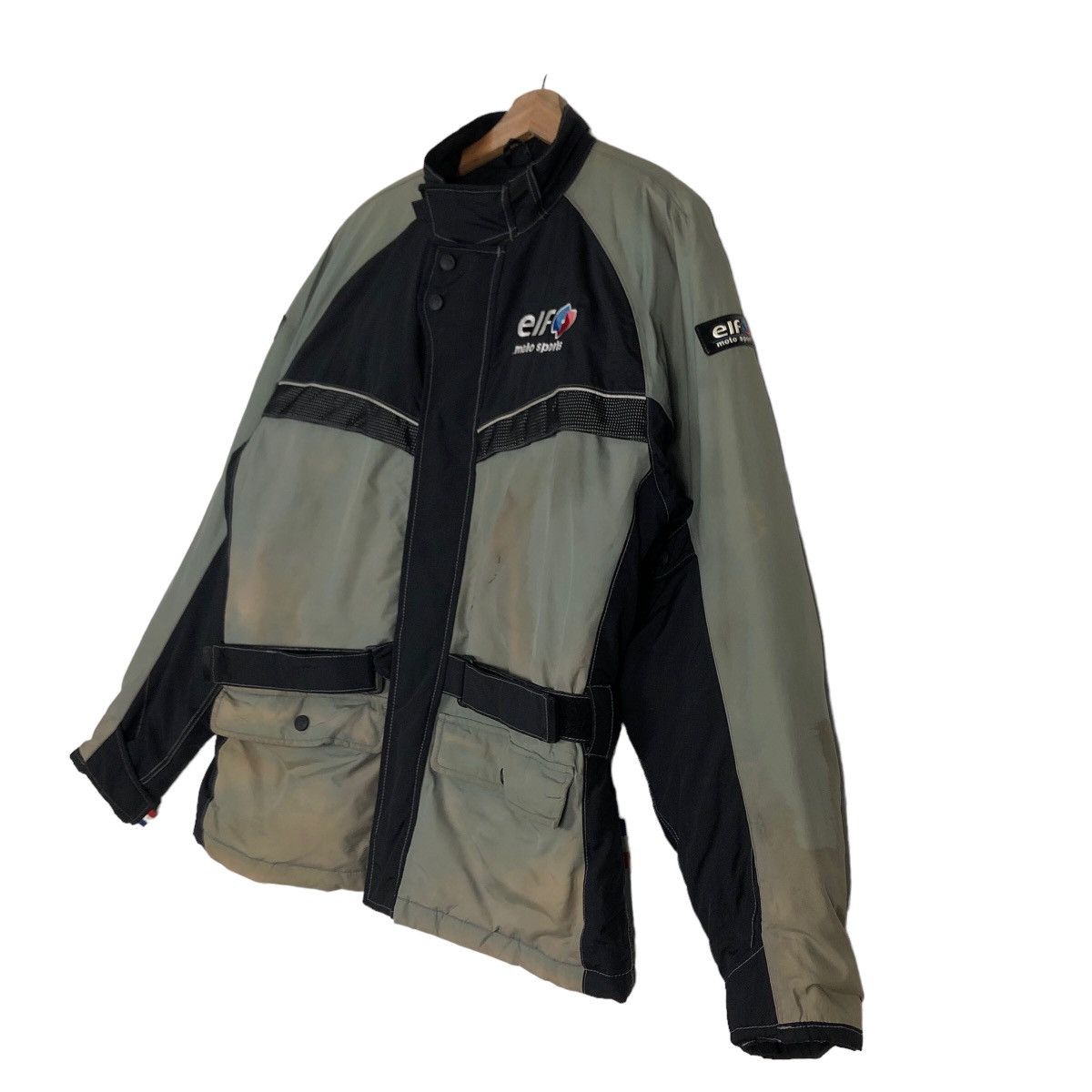 Japanese Brand 🔥Vtg Motorcycle Racing Jacket Big Logo Elf Motor Sports Size US L / EU 52-54 / 3 - 2 Thumbnail