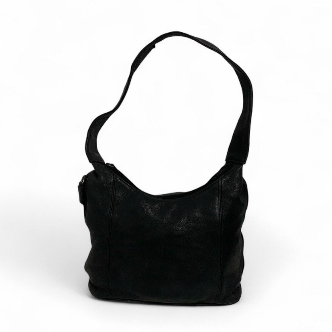 Charter Club Classic Shoulder Black Leather Bag