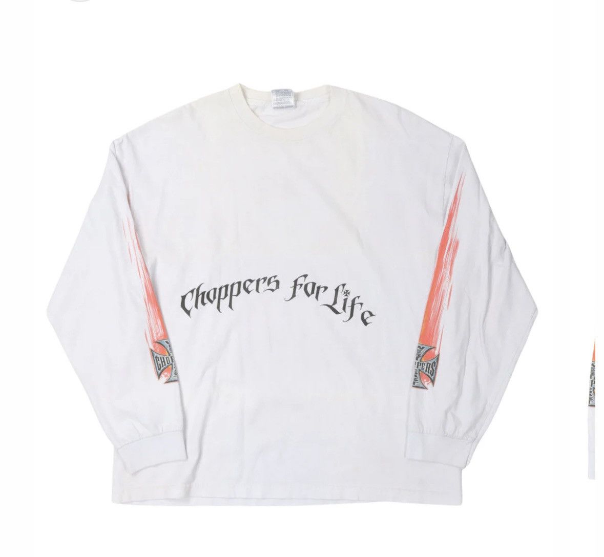 Harley Davidson Vintage West Coast Choppers For Life Long Sleeve T-Shirt Size US XL / EU 56 / 4 - 1 Thumbnail
