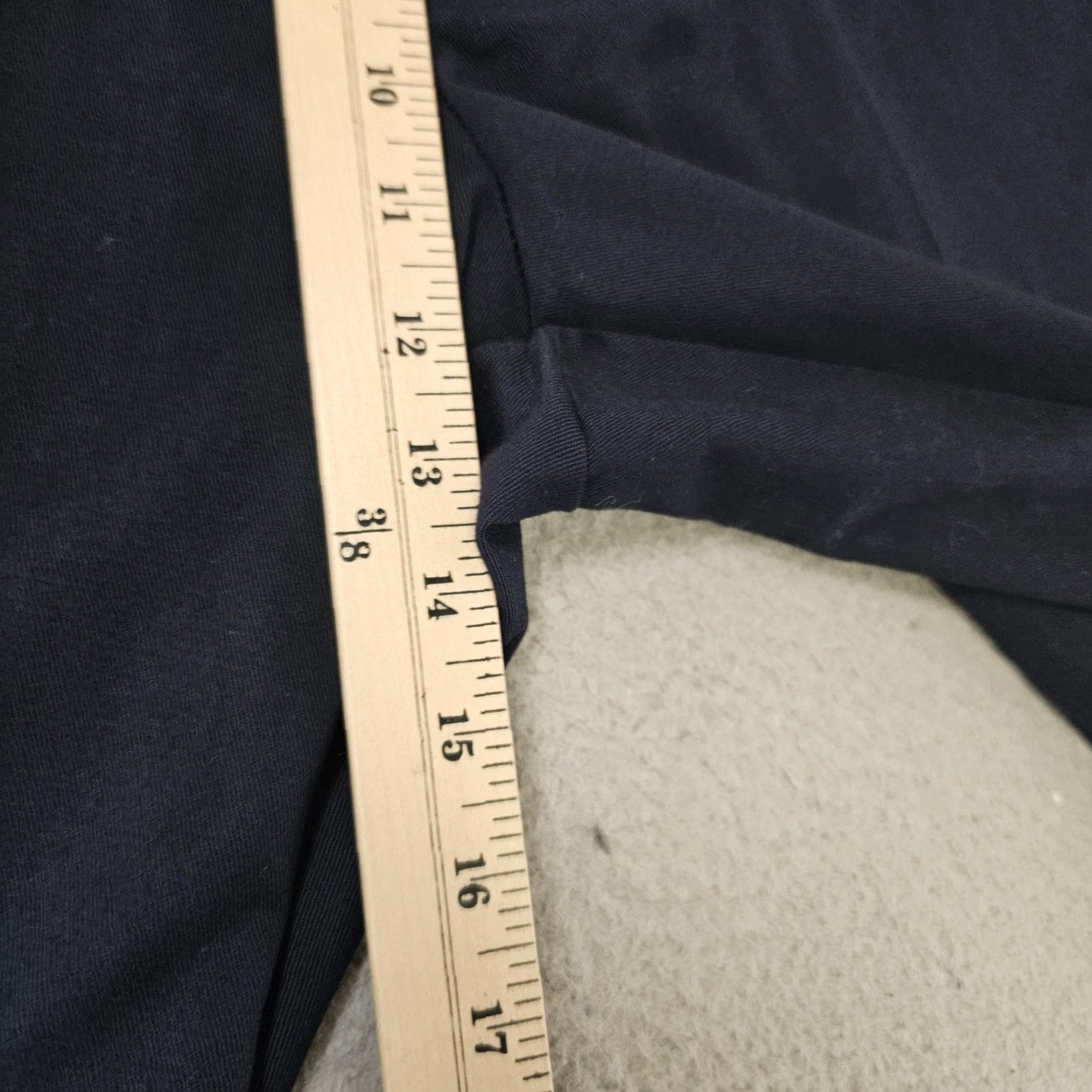 Dockers VINTAGE Dockers Pants Mens 36x32 Navy Blue Original Khaki Flat Front Classic Fit Cotton Navy Blue Mens Pants Size US 36 / EU 52 - 6 Thumbnail