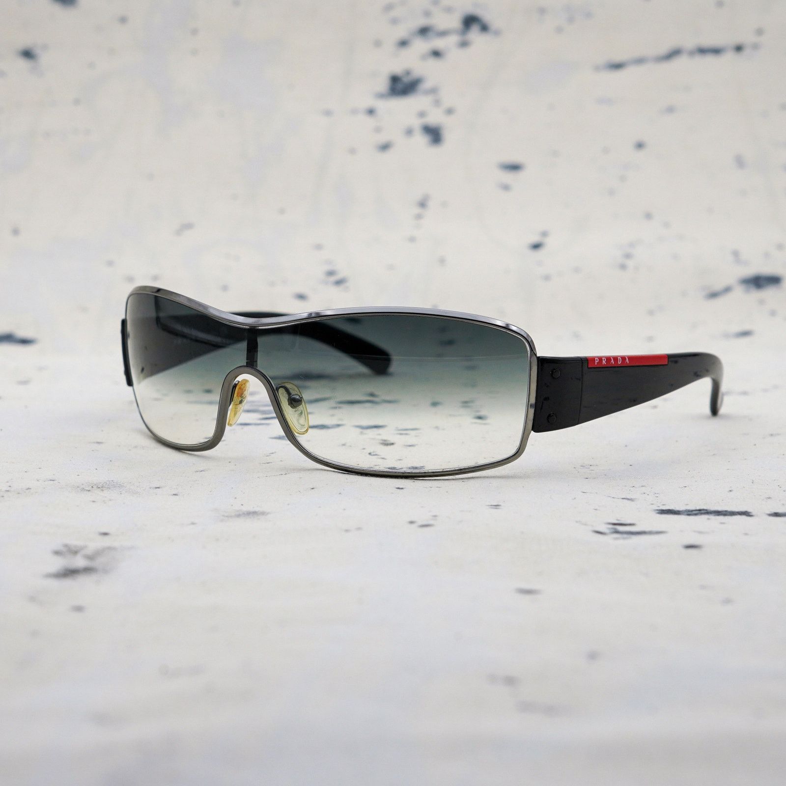 Vintage prada sps 52e gradient sport logo y2k sunglasses
