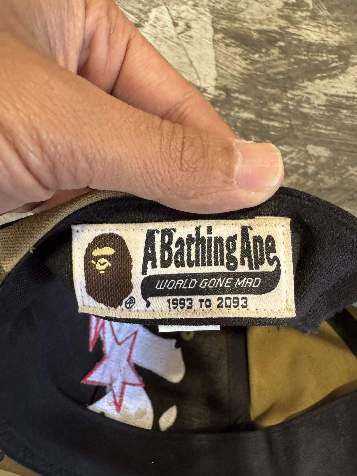 Bape VINTAGE BAPE CAMO HAT Size ONE SIZE - 7 Thumbnail