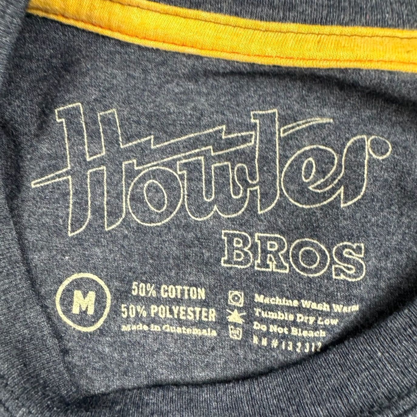 Howler Brothers Howler Brothers Men's Cotton Blend Long Sleeve Crewneck T-Shirt Gray Medium Graphic Print Crew Neck Double Sided Graphics Shirts Mens Size US M / EU 48-50 / 2 - 4 Thumbnail