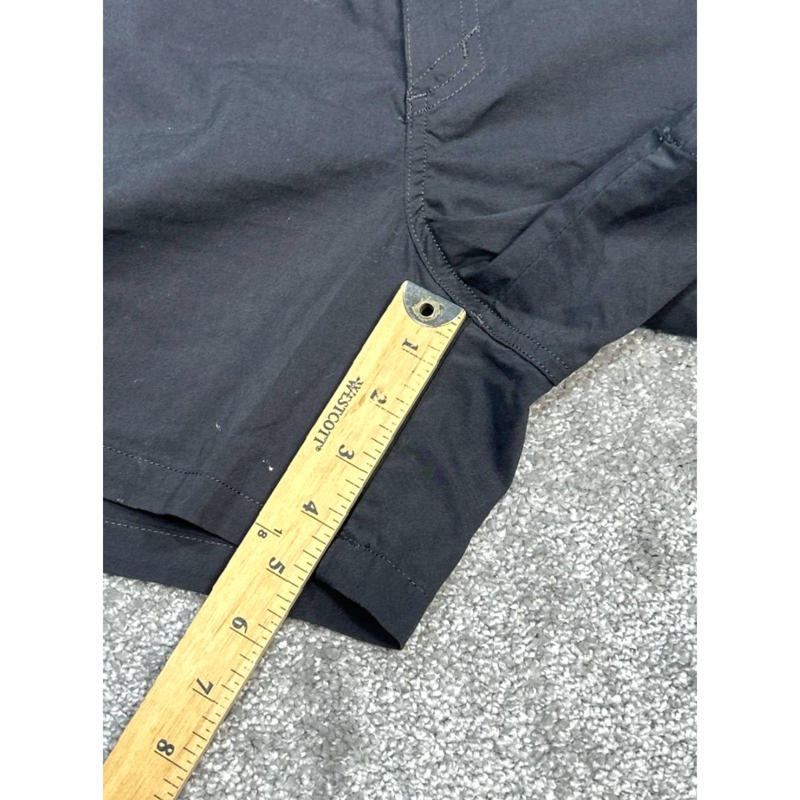 Vintage 5 11 Tactical Chino Shorts Womens 12 Black Denim Logo Cotton High Rise Hiking Size 34" / US 12 / IT 48 - 5 Thumbnail