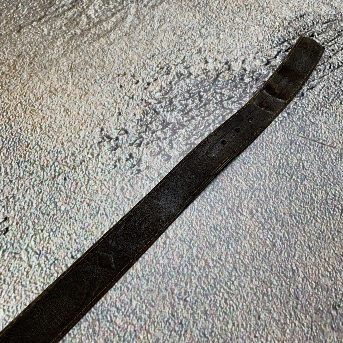 Vintage Vintage Harley Davidson Monogram Leather Belt Size ONE SIZE - 6 Thumbnail