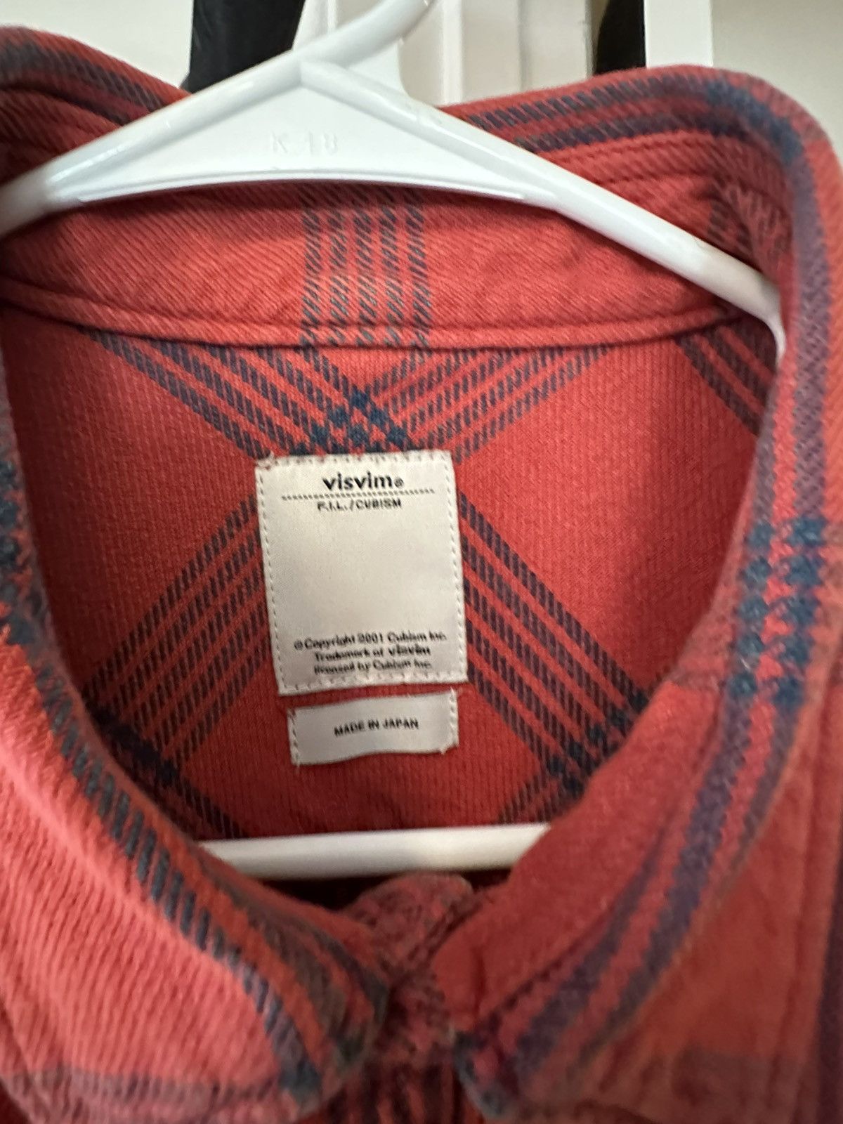 Visvim Visvim 15Ss Black Elk Flannel Check Long Sleeve Shirt Red Size US L / EU 52-54 / 3 - 4 Thumbnail