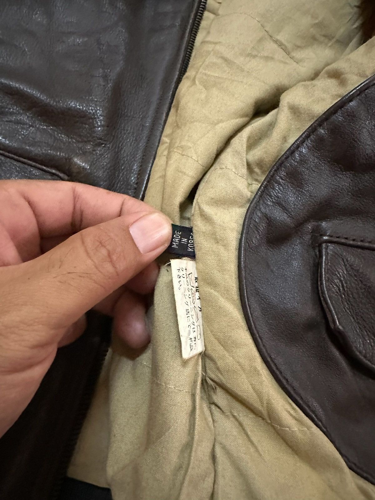 Vintage Vintage Aviator Leather Jacket Size US M / EU 48-50 / 2 - 9 Thumbnail