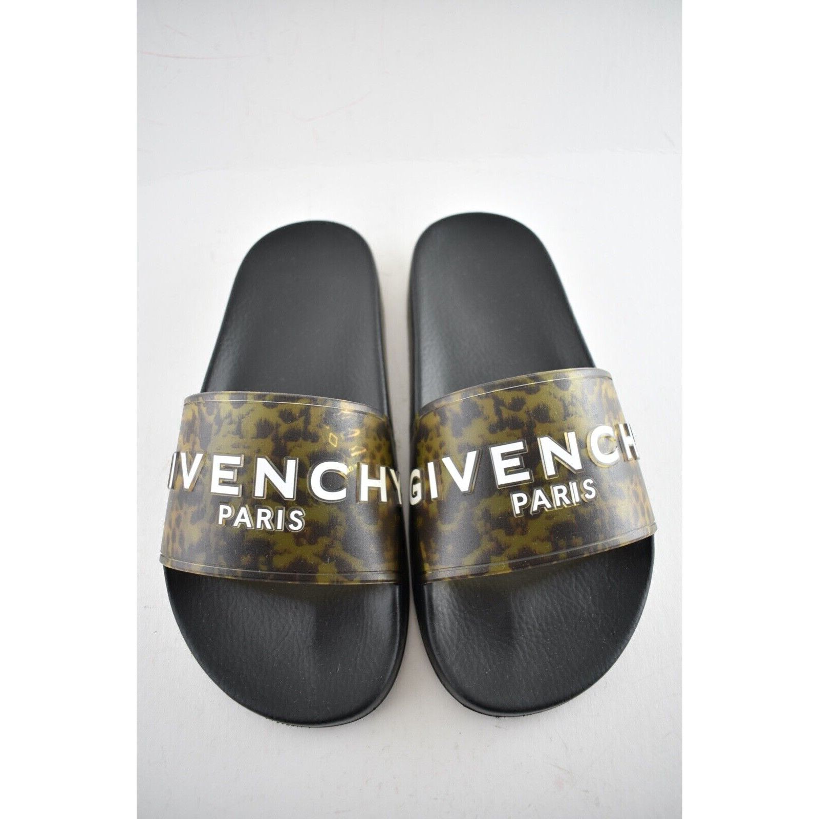 Givenchy Givenchy Marble Effect Black Yellow Logo Slide On Pool Size US 5 / IT 35 - 5 Thumbnail