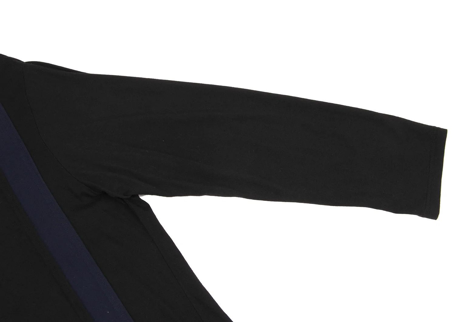 Yohji Yamamoto Long Sleeve Cut and Sew Top in Black and Navy Size US S / EU 44-46 / 1 - 4 Thumbnail