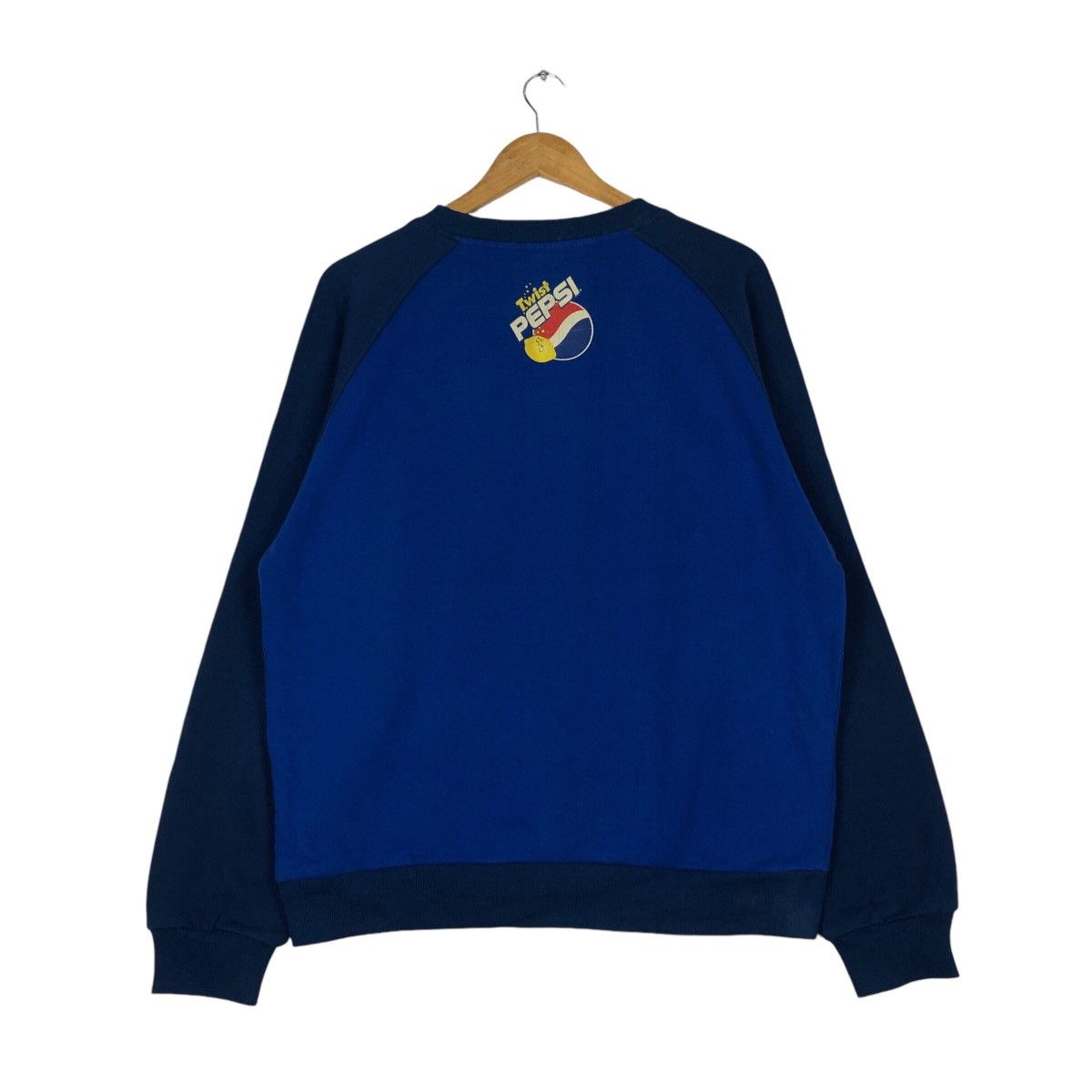 Pepsi × Vintage Vintage Outdoor Pepsi Sweatshirt Rare 90s Blue Jumper Size US M / EU 48-50 / 2 - 7 Thumbnail