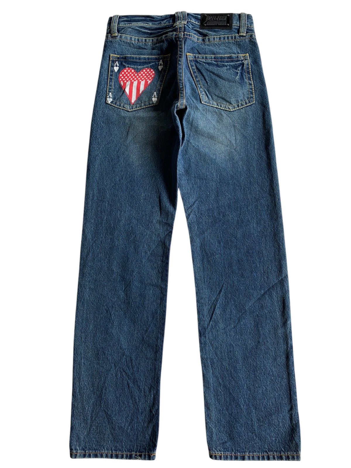 Other RARE💥CO&LU SELVEDGE PLAY GAME DISTRESSED DENIM🎌 Size US 29 - 3 Thumbnail
