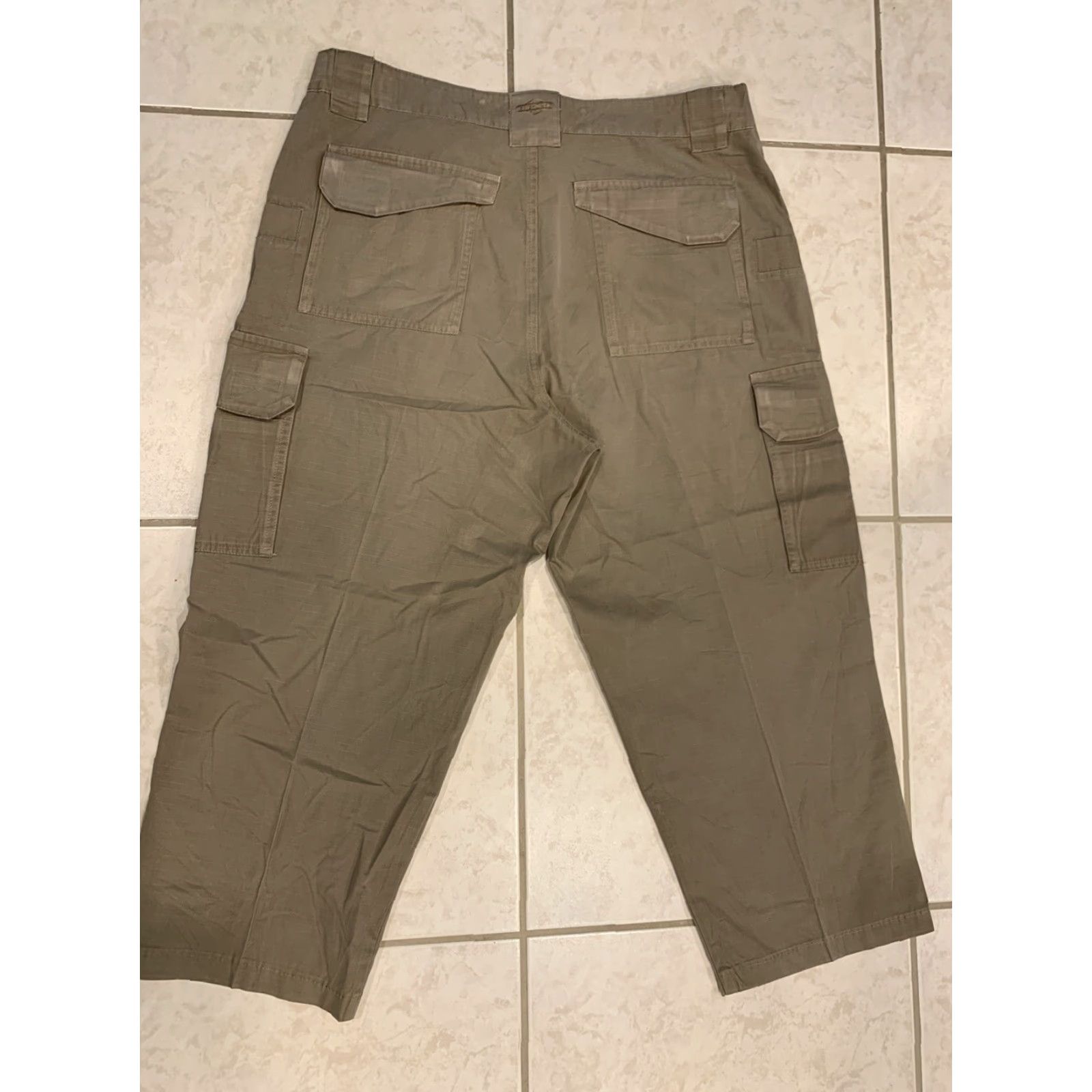 Doublet TRU-SPEC Brown Cargo Pants Men 38x25 Ripstop Double Knee Workwear Regular Cargo Pocket Utility Pants Size US 38 / EU 54 - 4 Thumbnail