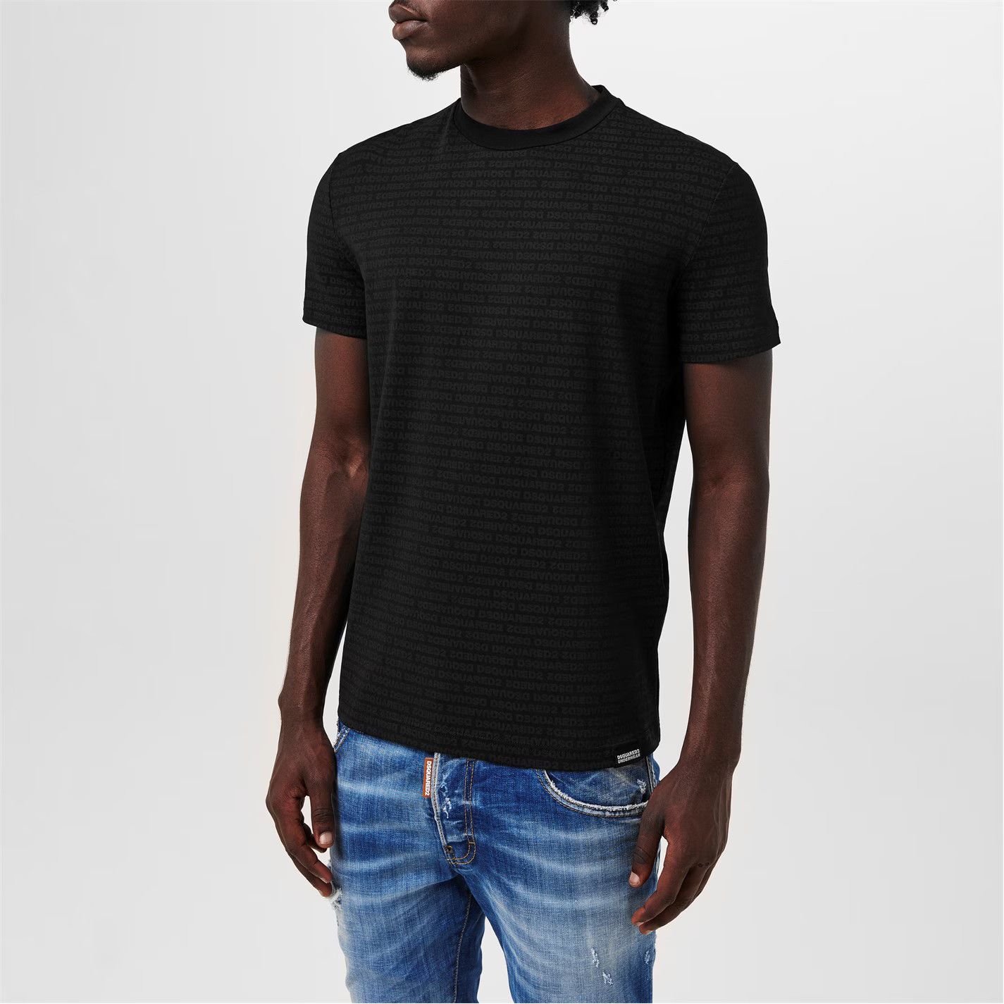 Dsquared2 o1g2r1mq0426 Slim Fit T-Shirt in Black Size US XXL / EU 58 / 5 - 3 Thumbnail