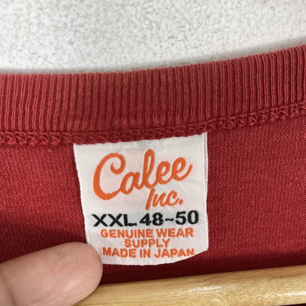 Vintage Calee Inc Japan Eat the Rich Skull Tee XXL Red Streetwear Size US XXL / EU 58 / 5 - 5 Thumbnail