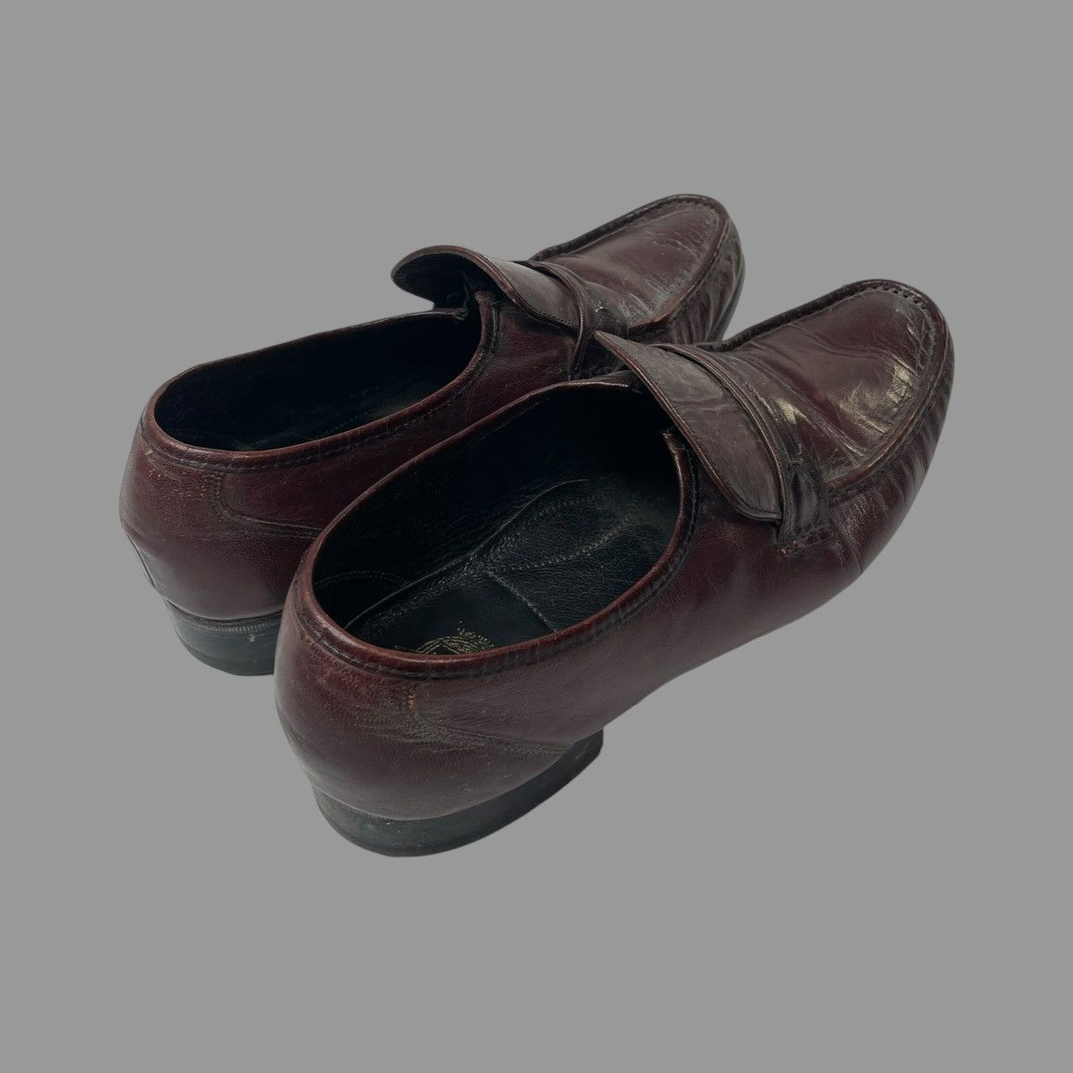 Vintage Vintage 90s slip on leather loafers Size US 9.5 / EU 42-43 - 5 Thumbnail