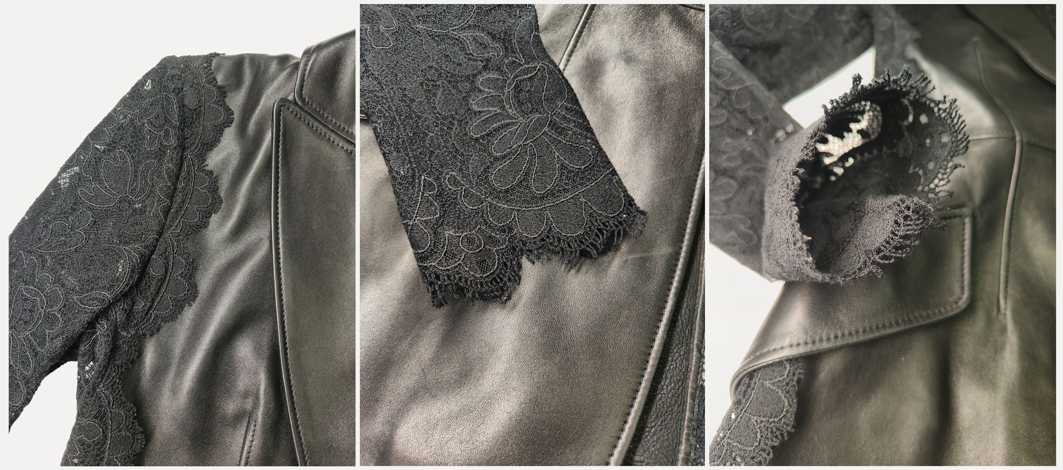 Alexander McQueen ALEXANDER McQUEEN_ S/S 2020 _ LACE _ LAMB LEATHER BLAZER Size S / US 4 / IT 40 - 6 Thumbnail