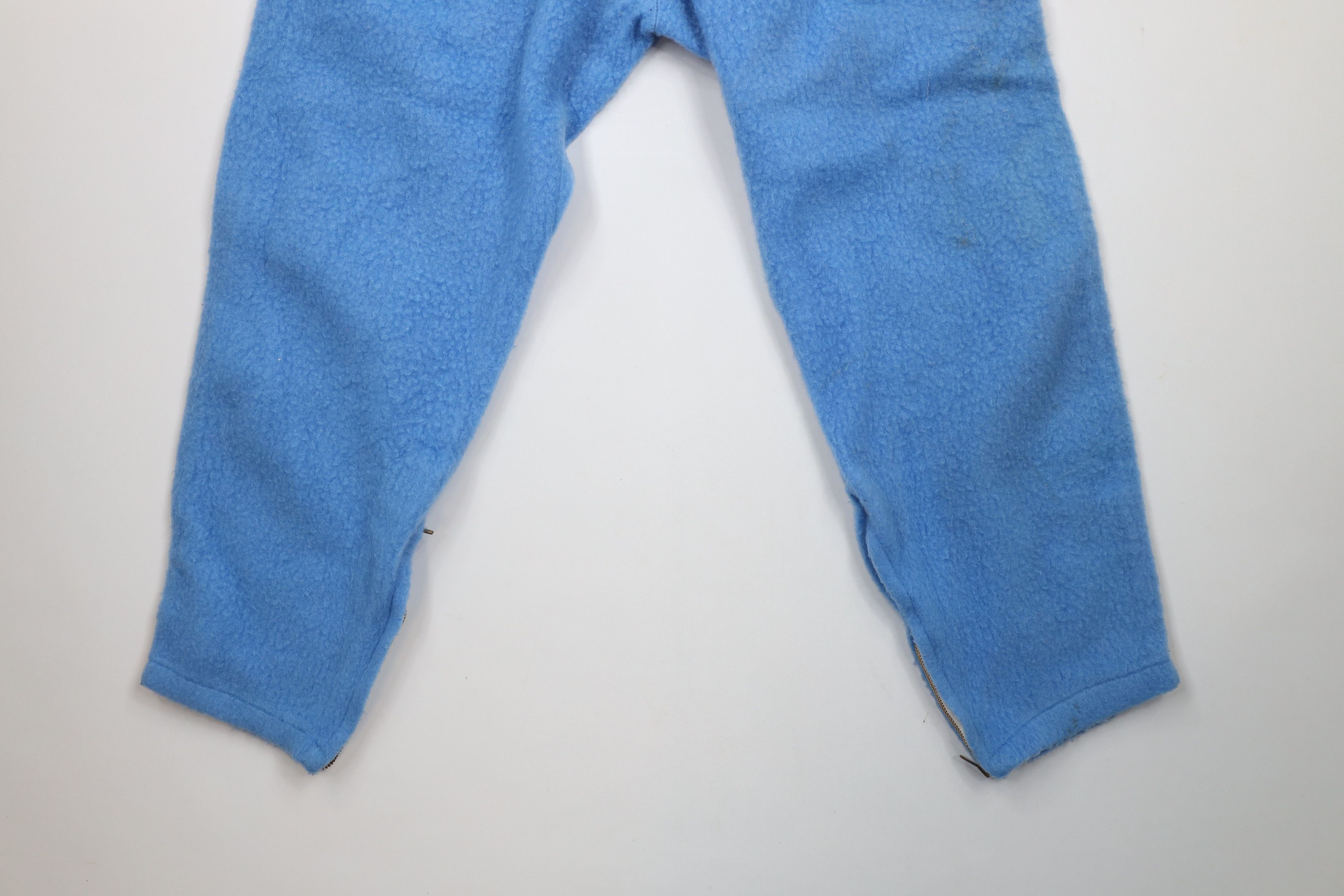 Vintage Vintage 50s MacGregor Striped Fleece Sweatpants Blue USA Size US 34 / EU 50 - 13 Thumbnail
