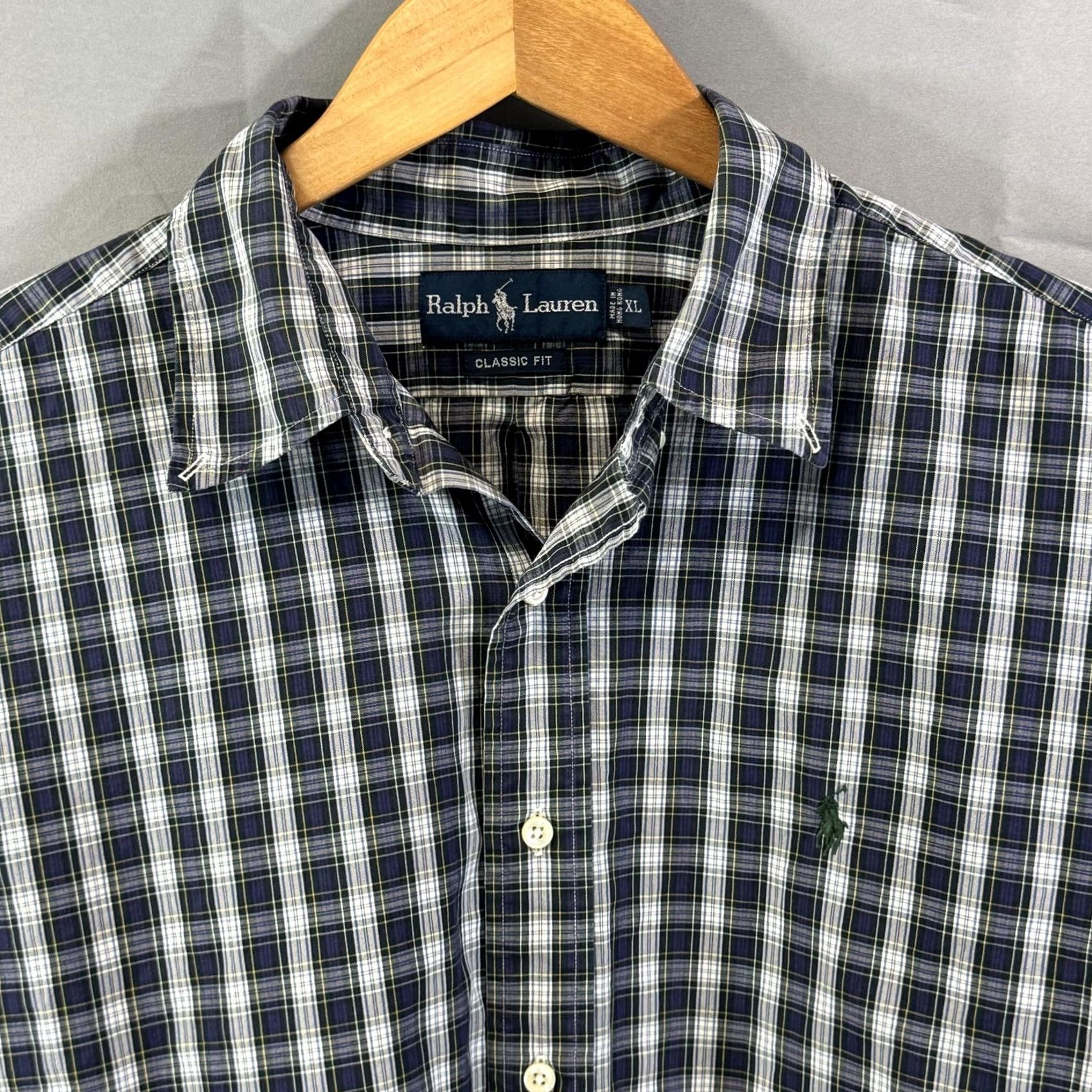 Ralph Lauren Ralph Lauren Shirt Mens XL Blue Green Plaid Classic Fit Button-Down Size US XL / EU 56 / 4 - 3 Thumbnail