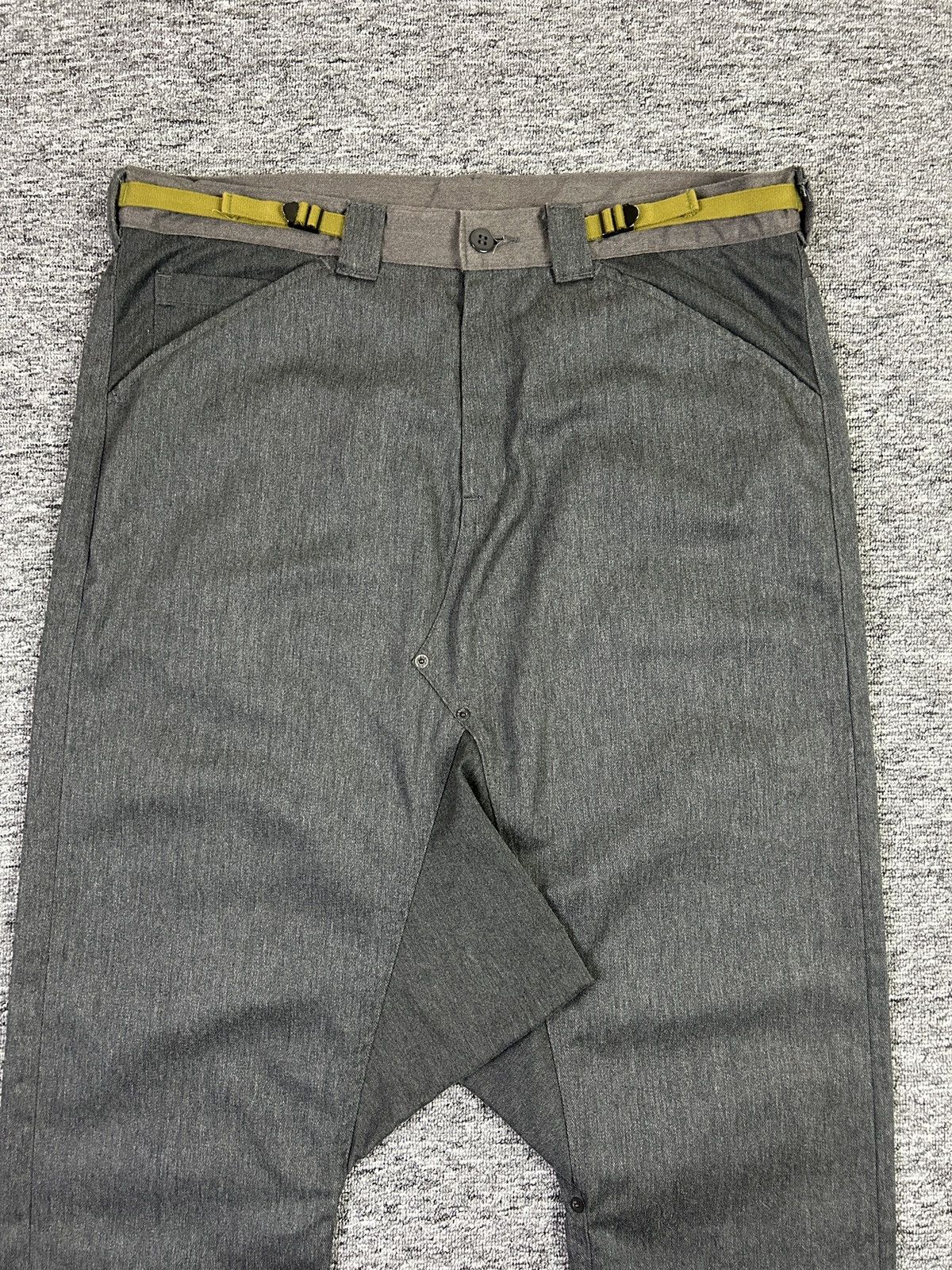 Ganryu SS2016 CDG – GANRYU – Cropped Sarouel Drop Crotch Pants Size US 38 / EU 54 - 3 Thumbnail
