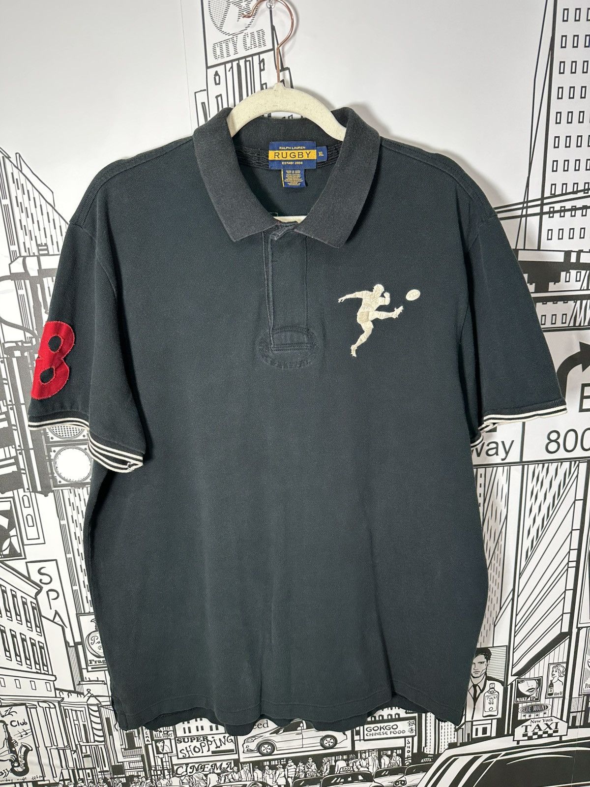 Rugby Ralph Lauren Rugby Ralph Lauren Kicker R.L.F.C Black XL Size US XL / EU 56 / 4 - 2 Thumbnail