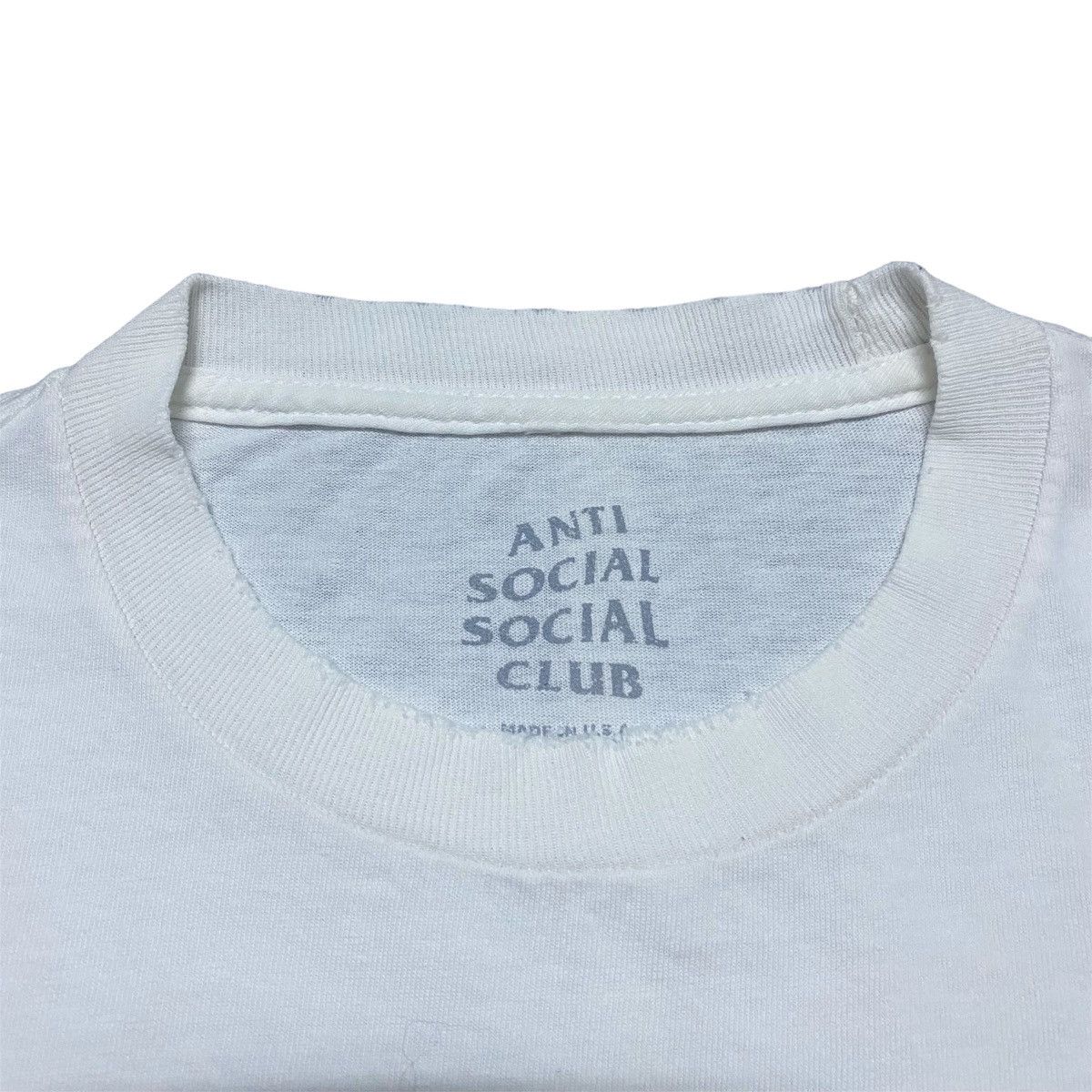 Anti Social Social Club × Vintage Rare‼️🔥Distress Anti Social Social Club Box Logo T-Shirt Size US S / EU 44-46 / 1 - 4 Thumbnail