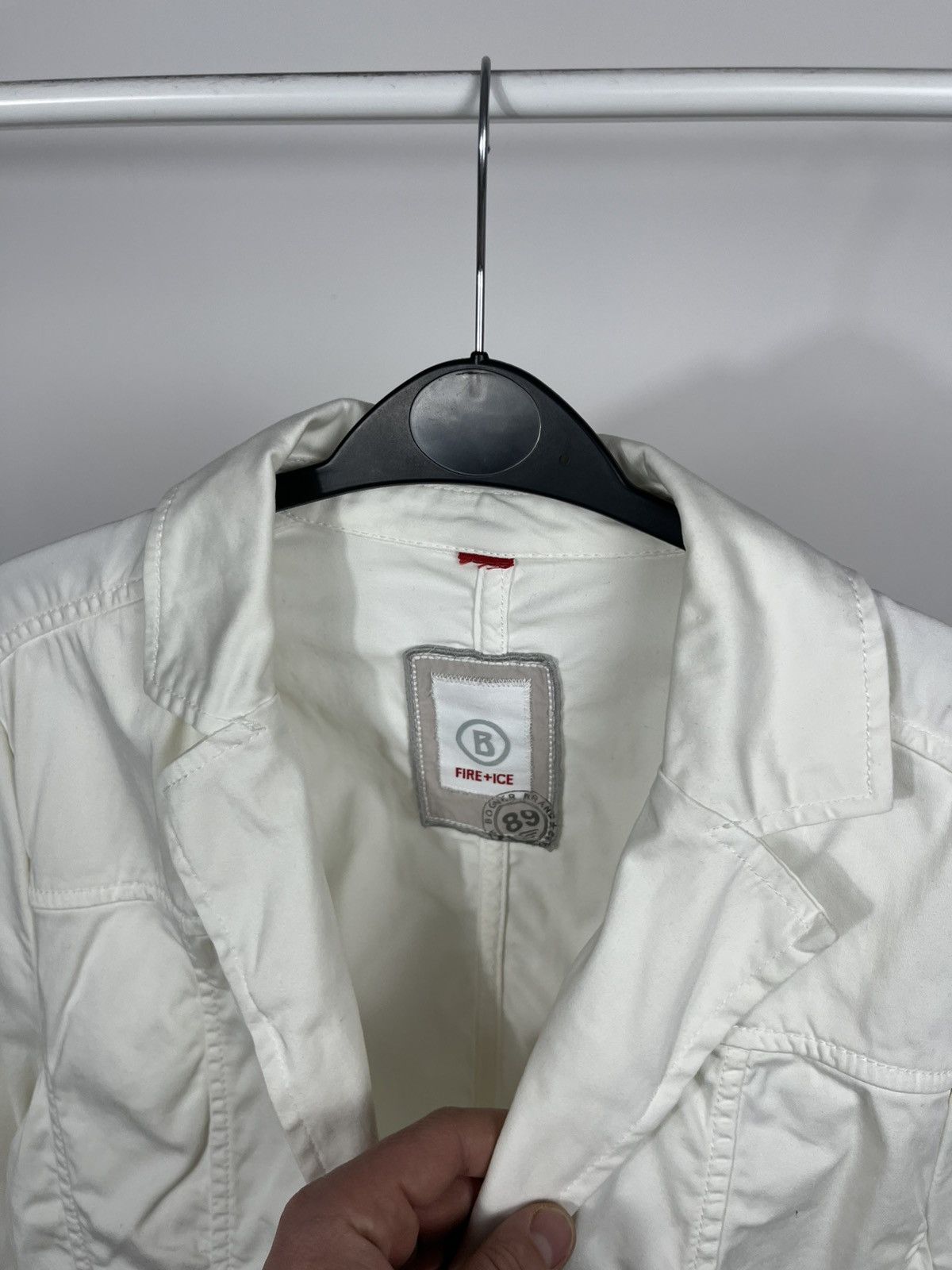 Bogner Fire Ice Womens White Blazer Jacket Lightweight Casual Size S / US 4 / IT 40 - 9 Thumbnail