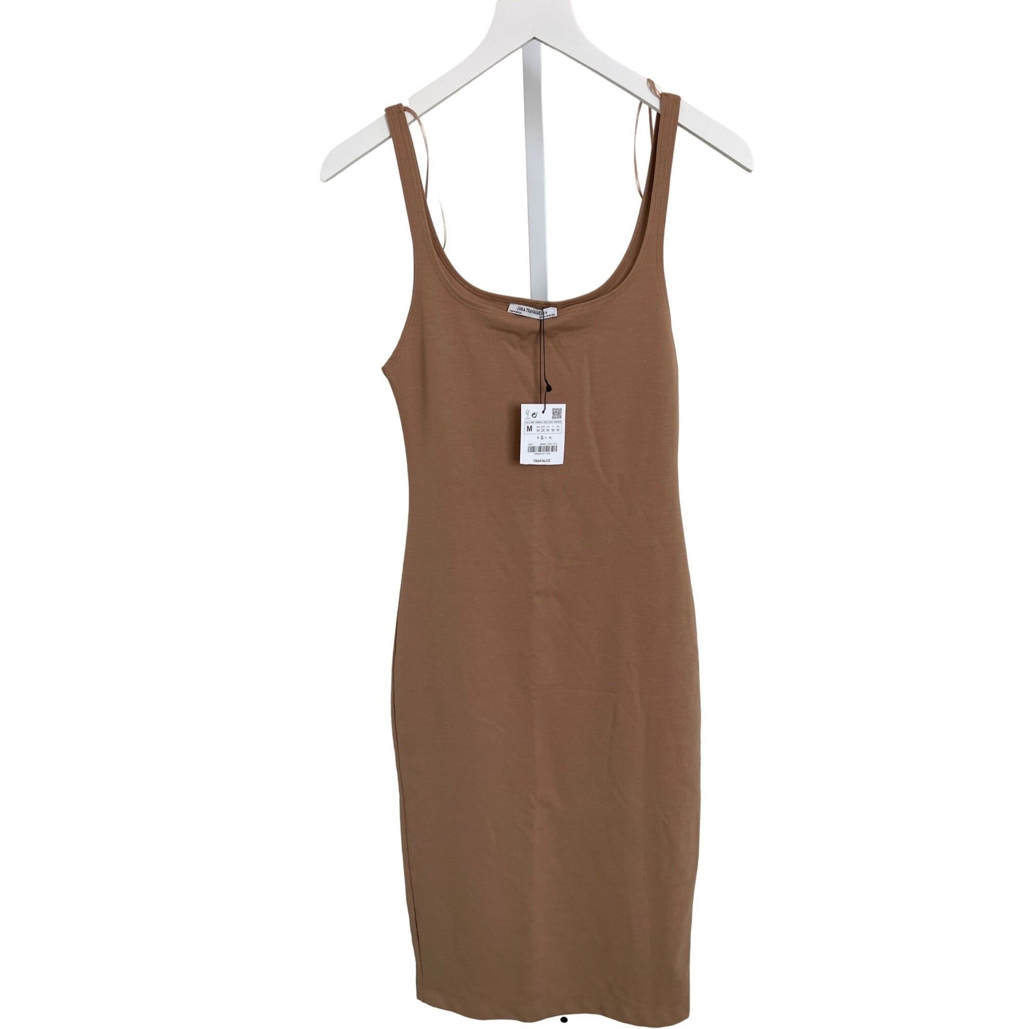 Zara Zara Trafaluc Natural Basic Dress Size M / US 6-8 / IT 42-44 - 1 Thumbnail