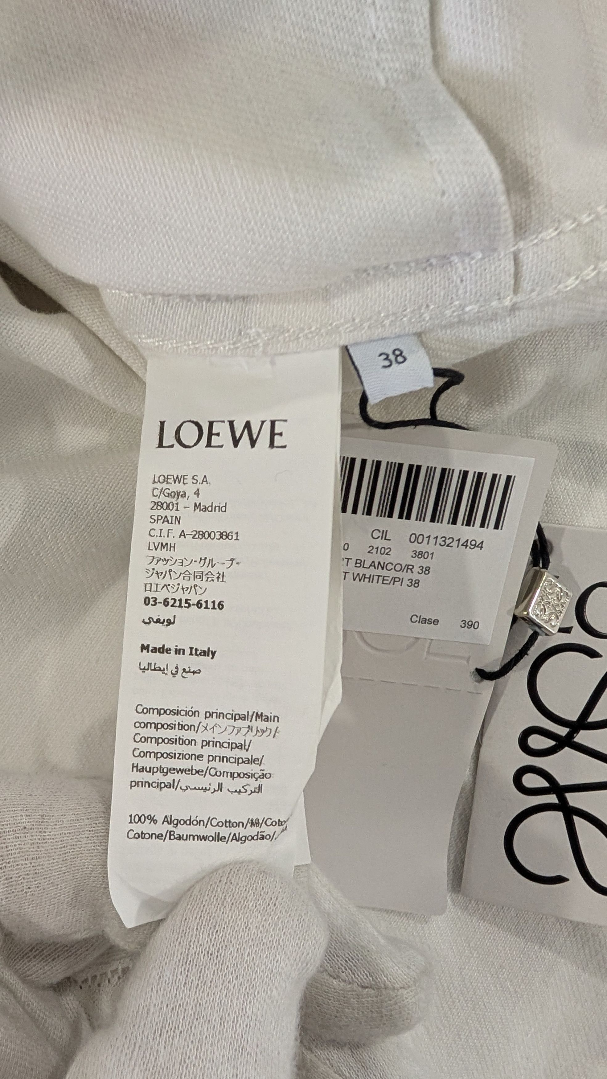 Loewe Loewe Floral Denim Overshirt Jacket White Multicolor IT 38 L Size L / US 10 / IT 46 - 10 Thumbnail