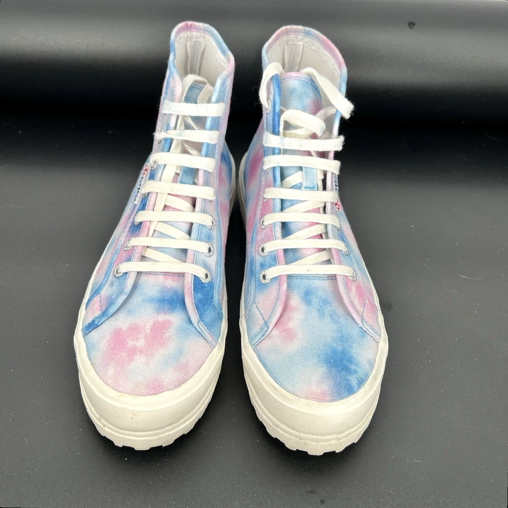 Superga Superga 2341 Alpina PrintSneaker Women High Top Casual Sneakers Tie Dye Multicolor 80s Hipster Beach Bohemian Athleisure Cushioned Womens 10 Size ONE SIZE - 2 Thumbnail