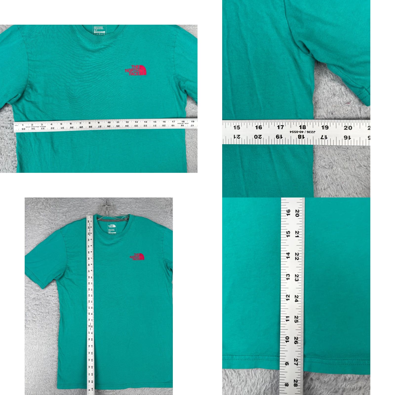 The North Face VINTAGE The North Face Shirt Men Small Petite Teal Short Sleeve Crew Neck Cotton READ Size US S / EU 44-46 / 1 - 8 Thumbnail