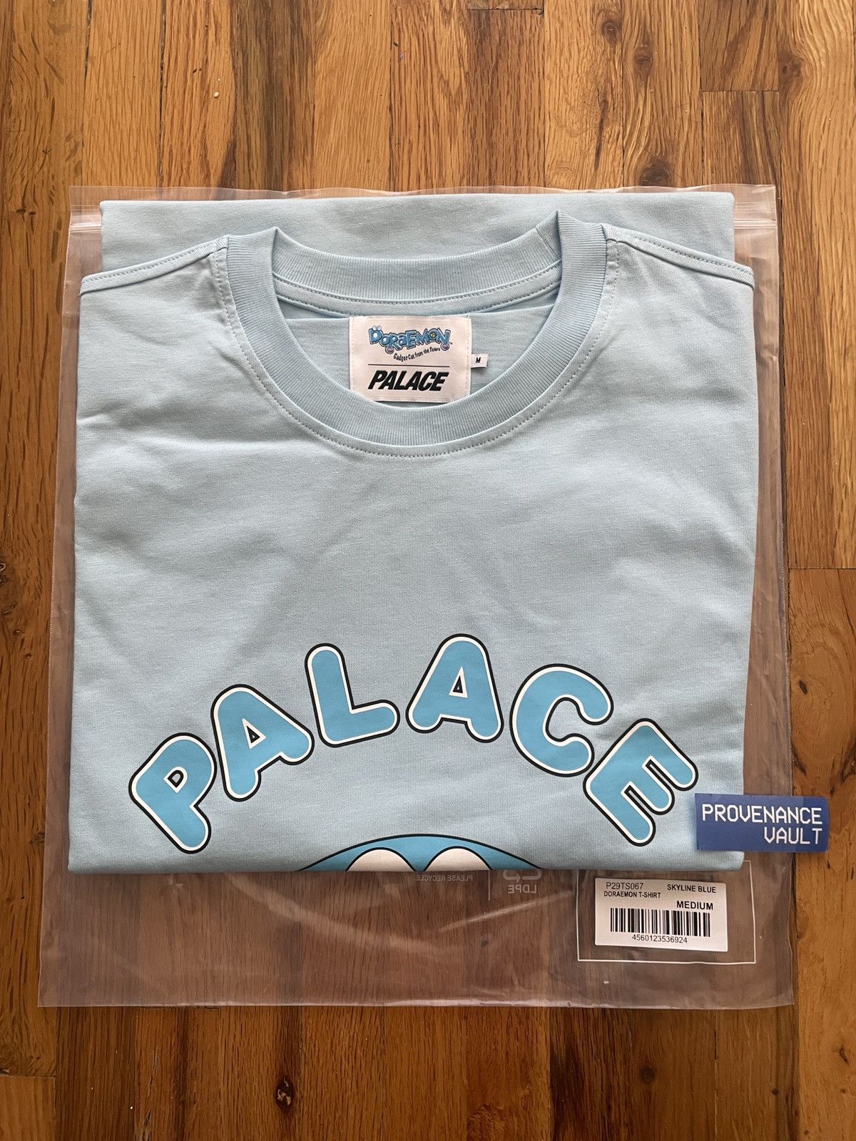 Palace Palace x Doraemon Tee Skyline Blue Large | Grailed