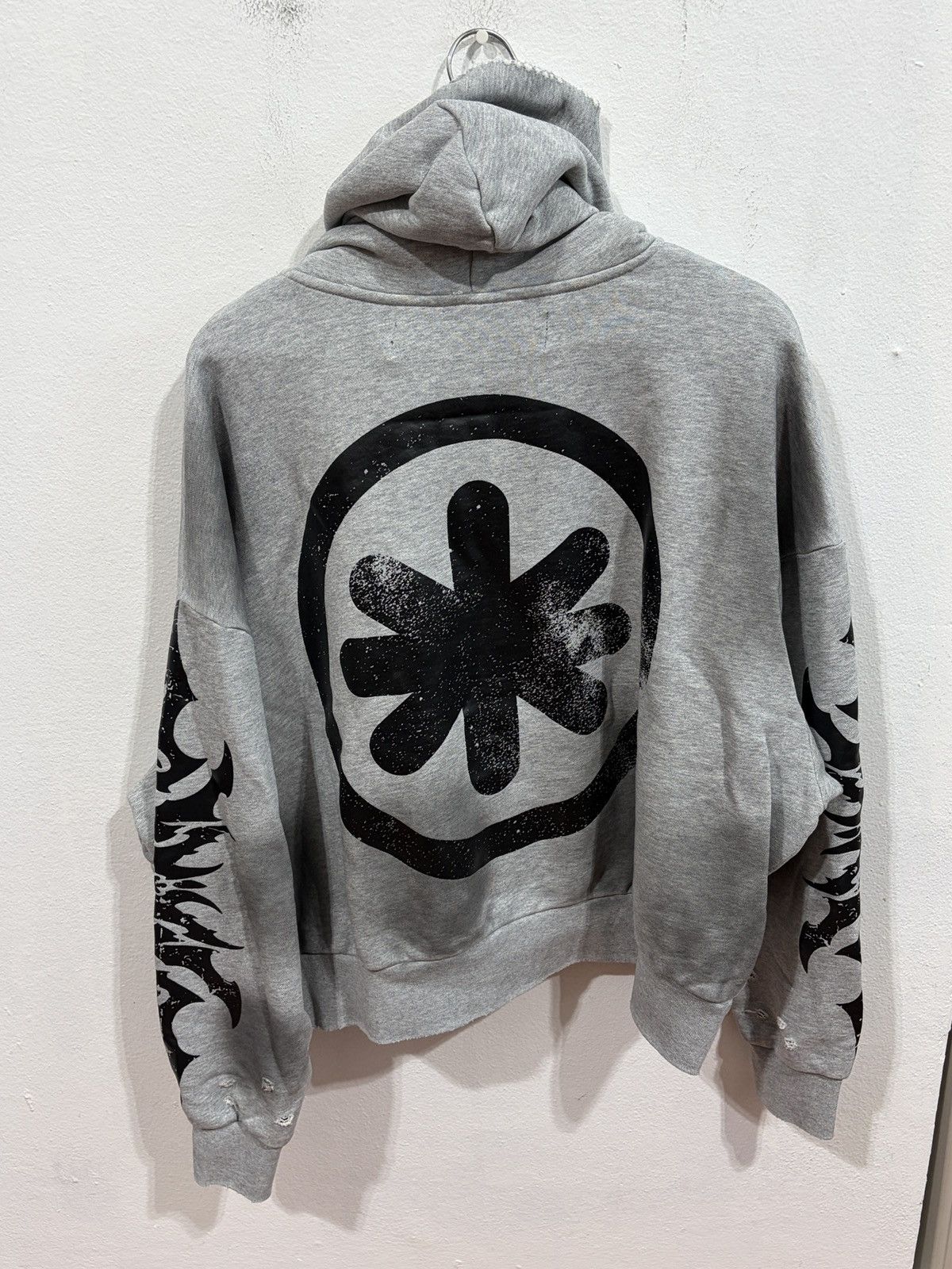 LOSTSHDWS Lostshdws Acid Wash Grey Hoodie Size US S / EU 44-46 / 1 - 7 Thumbnail