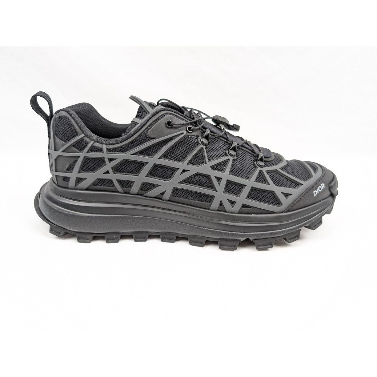 Dior o1rshd1 B31 Rubber Mesh Sneakers in Black Size US 12 / EU 45 - 2 Thumbnail