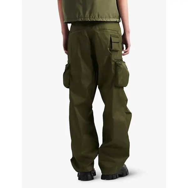 Prada o1bcso1str1025 Re-Nylon Cargo Trouser in Green Size US 36 / EU 52 - 4 Thumbnail
