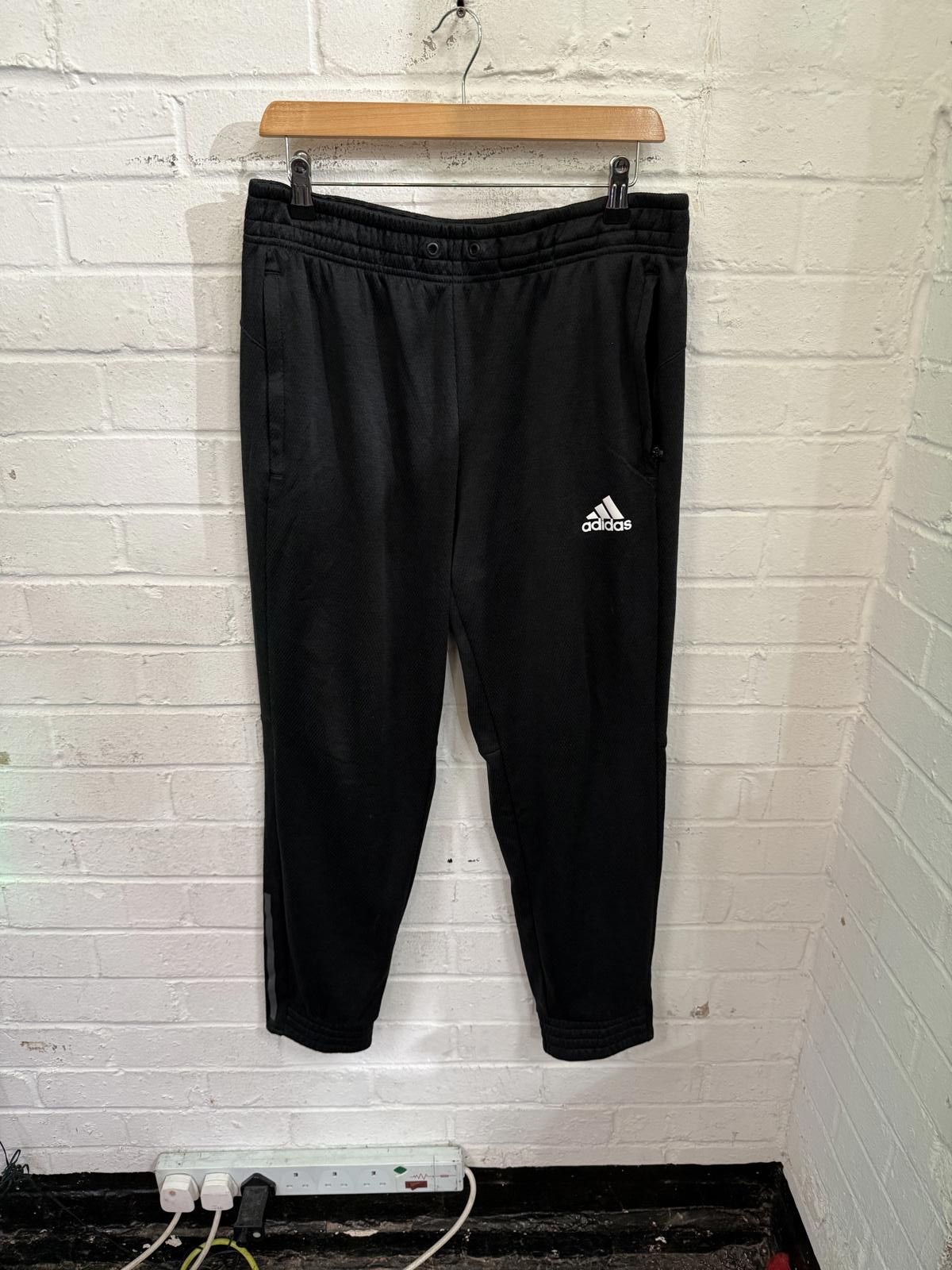 Adidas Adidas Men's Black Joggers Size M Size US 32 / EU 48 - 1 Thumbnail