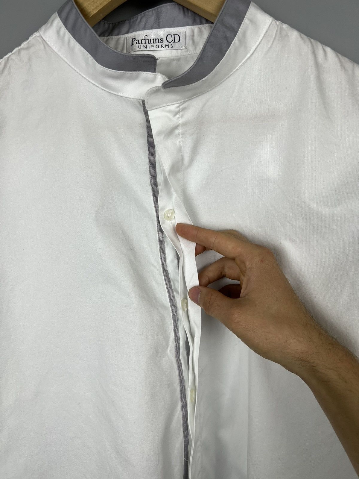 Christian Dior Monsieur Christian Dior parfums uniforms White Shirt button up Size US L / EU 52-54 / 3 - 6 Thumbnail