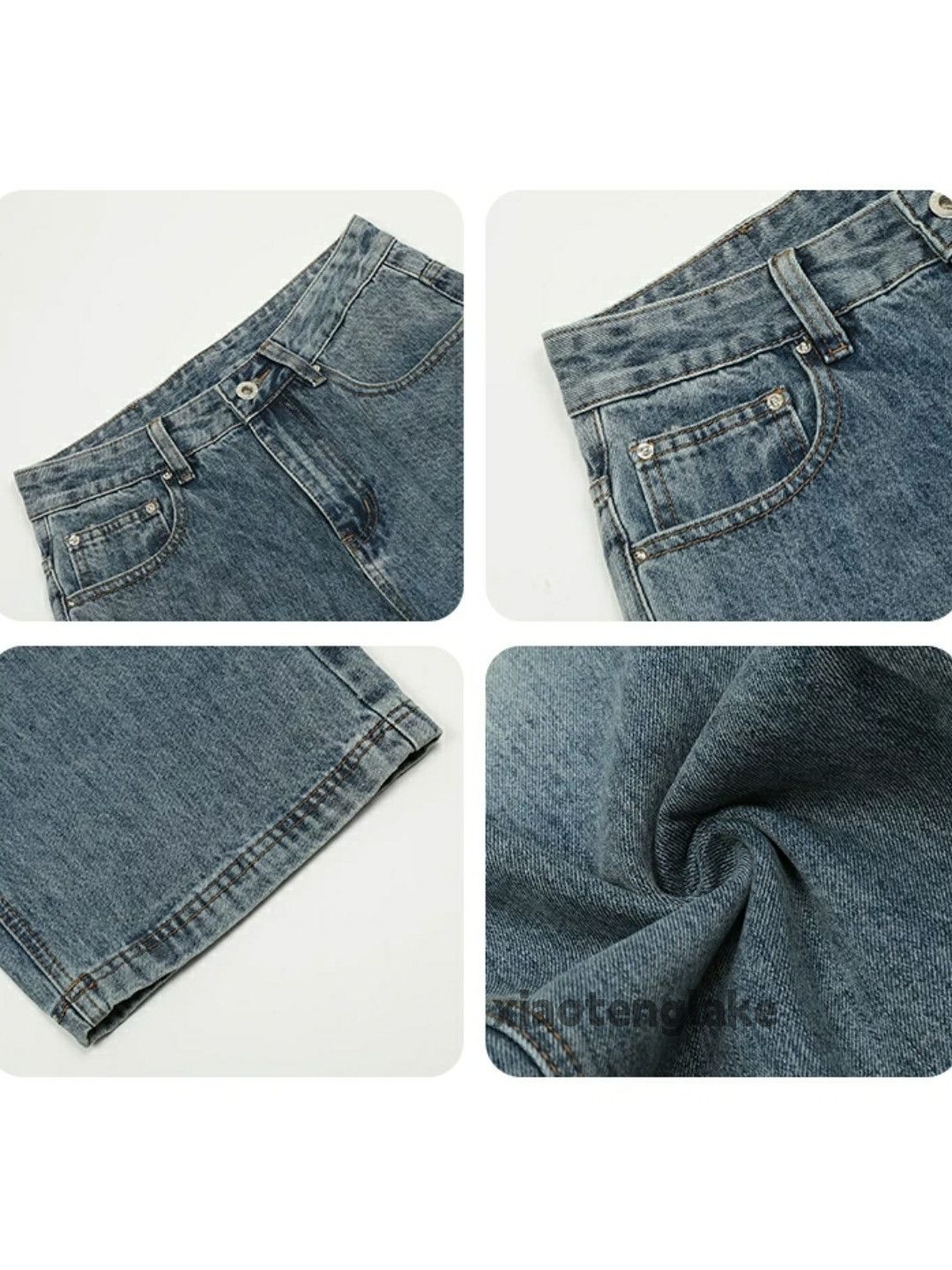 Jean washed faded cleanfit yuppie loose baggy jeans Size US 28 / EU 44 - 7 Thumbnail
