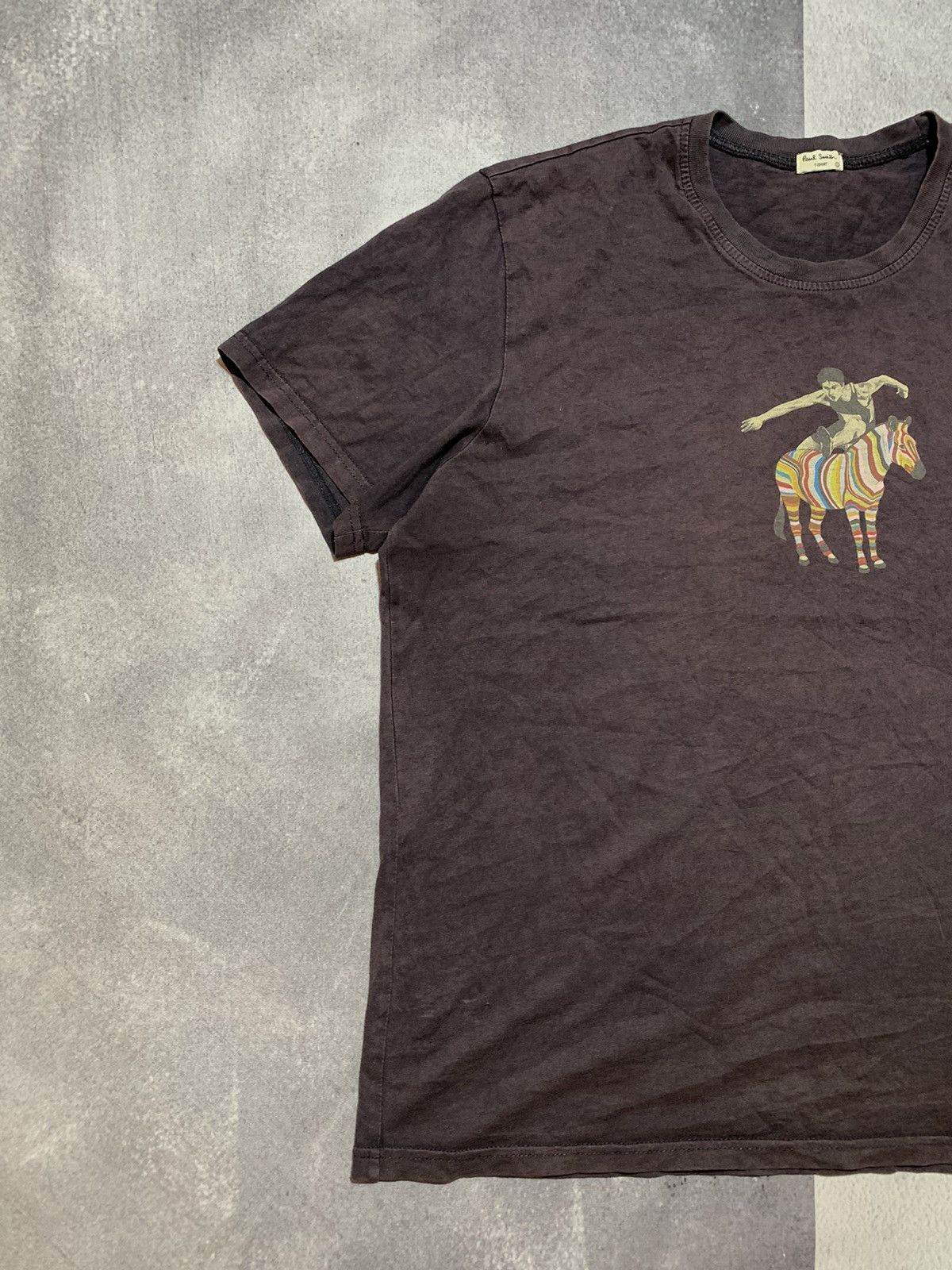 Paul Smith × Vintage Vintage Y2K Paul Smith faded tee big logo streetwear size L Size US L / EU 52-54 / 3 - 2 Thumbnail