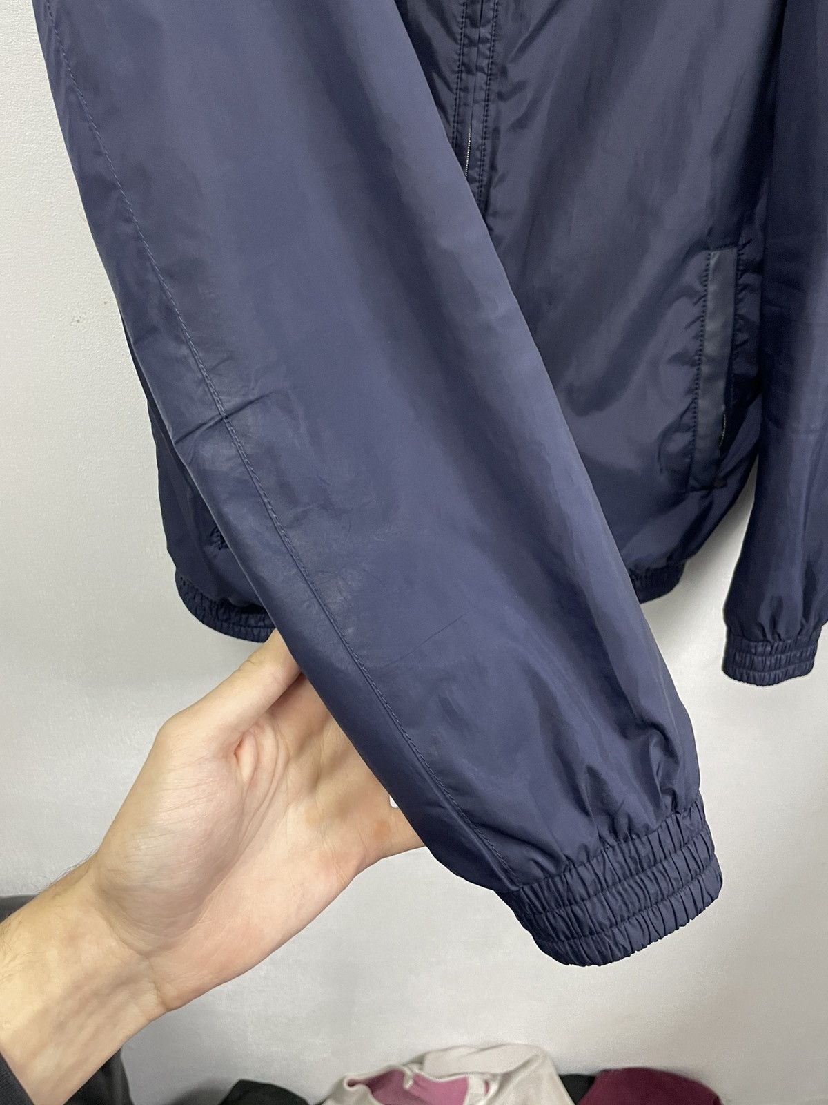 Kiton Kiton Blue Nylon zip Jacket Size US M / EU 48-50 / 2 - 5 Thumbnail