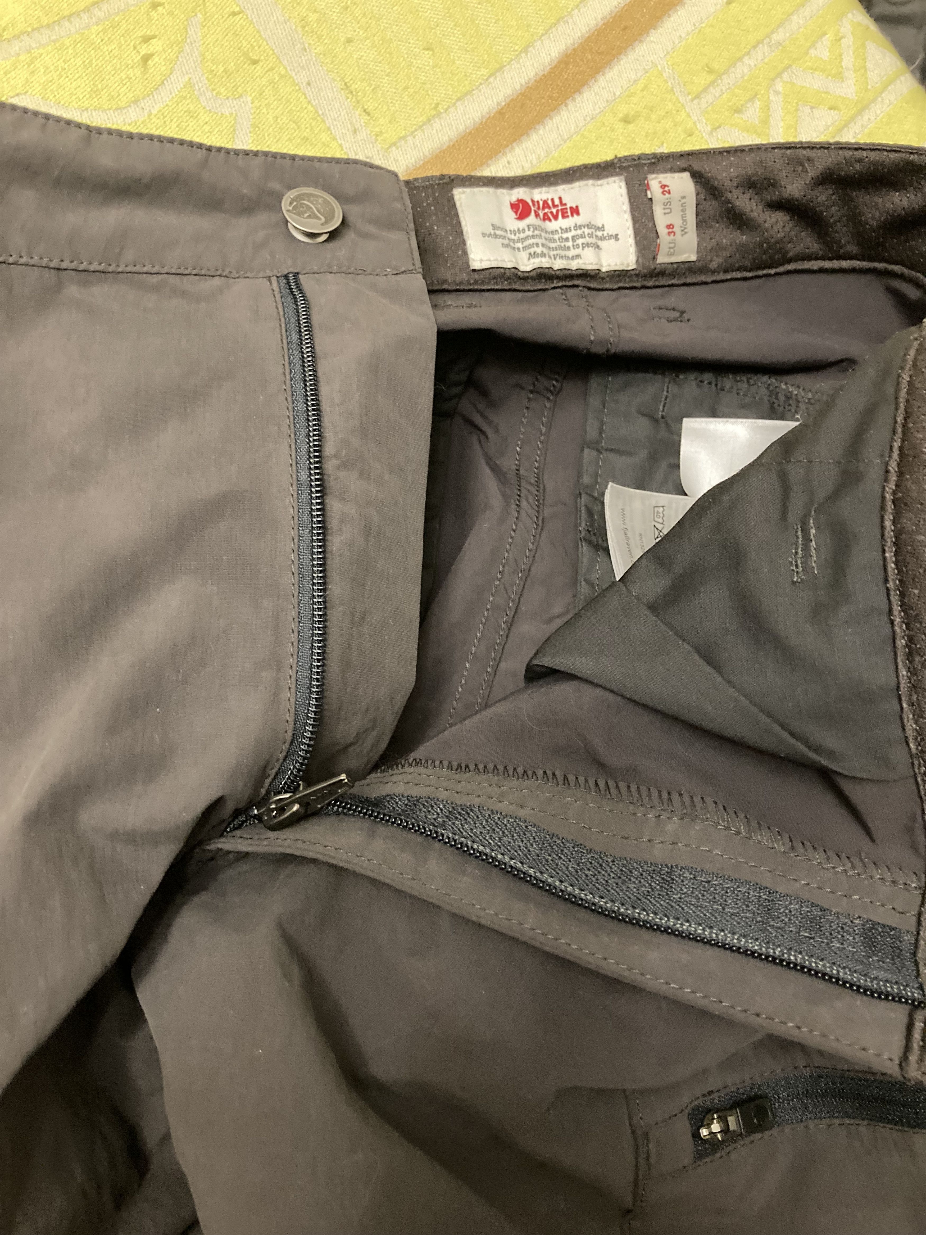 Fjallraven Fjallraven Outdoor Active Cargo Trousers Travellers MT W Size 29" - 7 Thumbnail